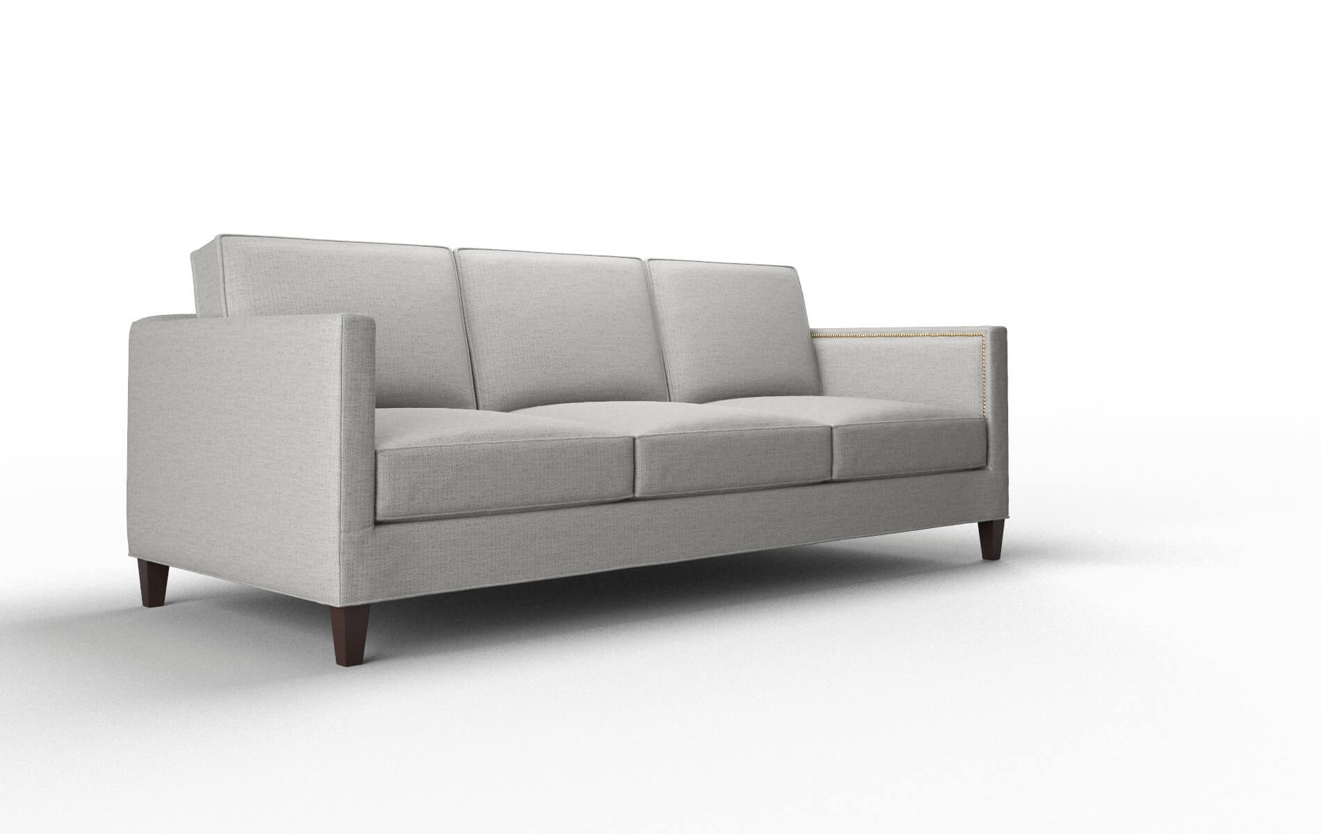 Alps Parker Silver Sofa espresso legs 2