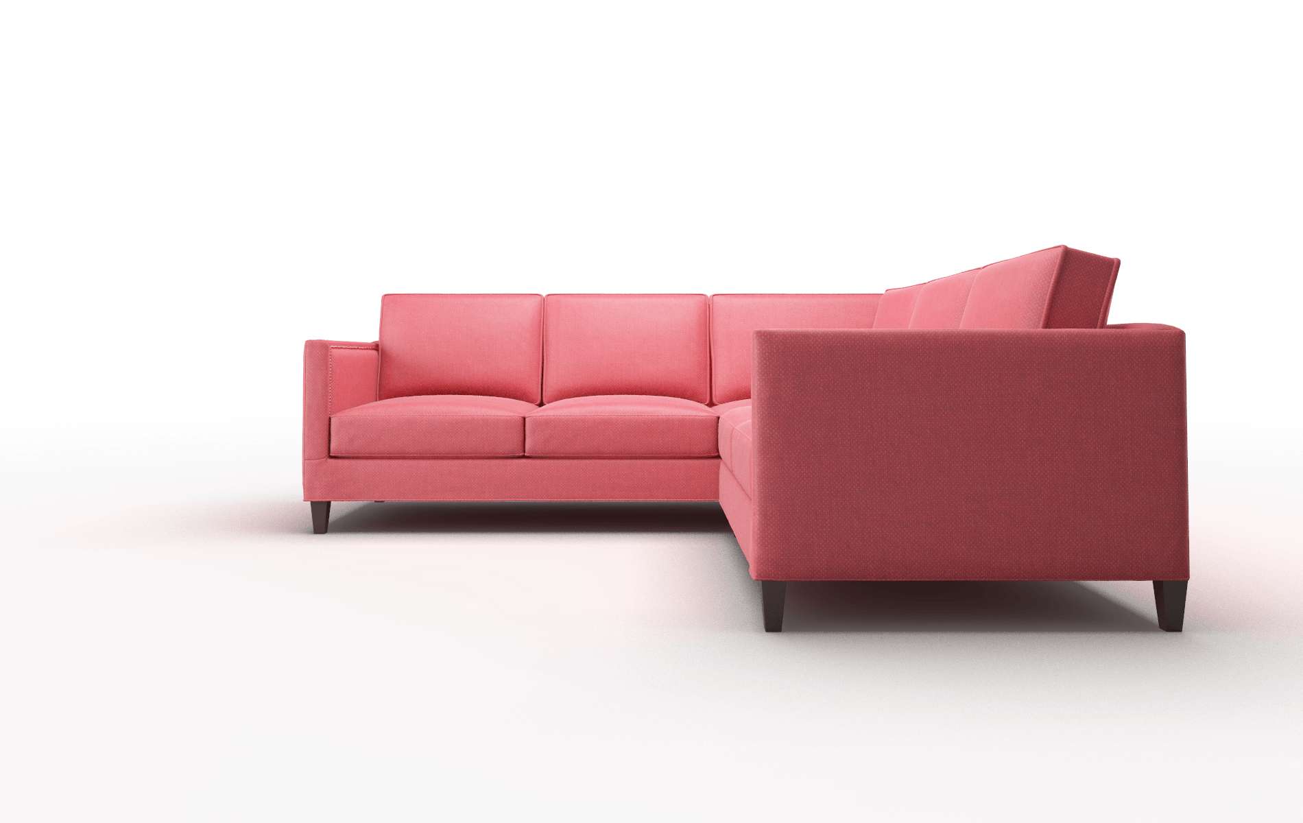 Alps Pauline Ruby Sectional espresso legs 5