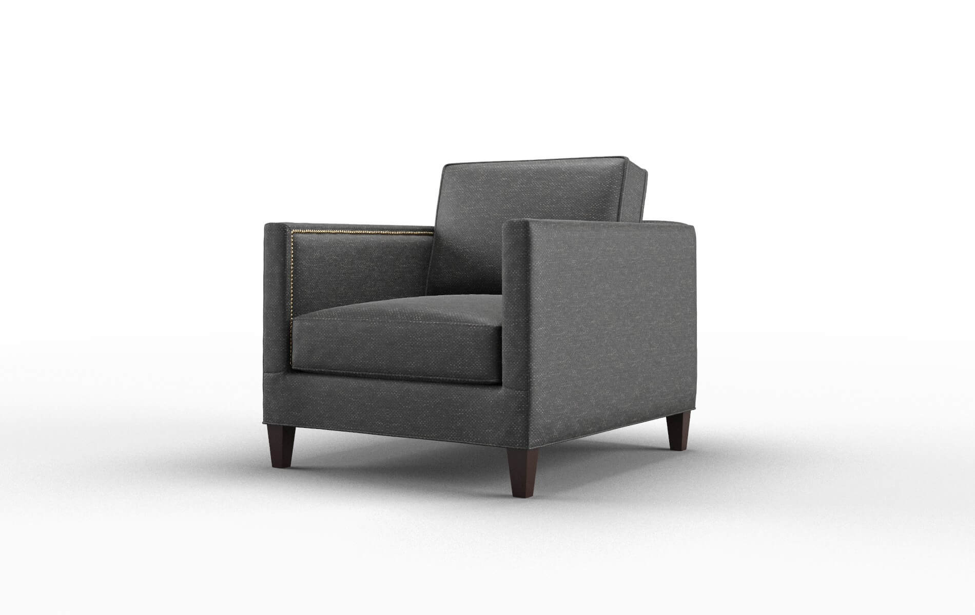 Alps Phoenix Charcoal Chair espresso legs 4