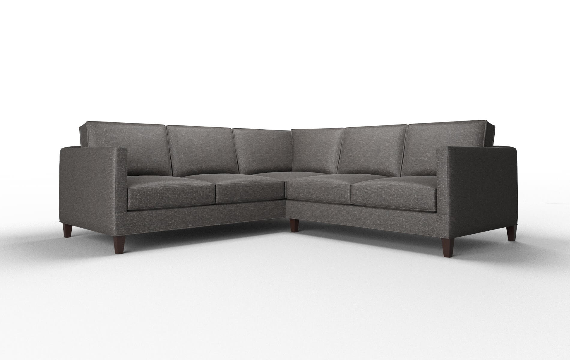 Alps Phoenix Chocolate Sectional espresso legs 1