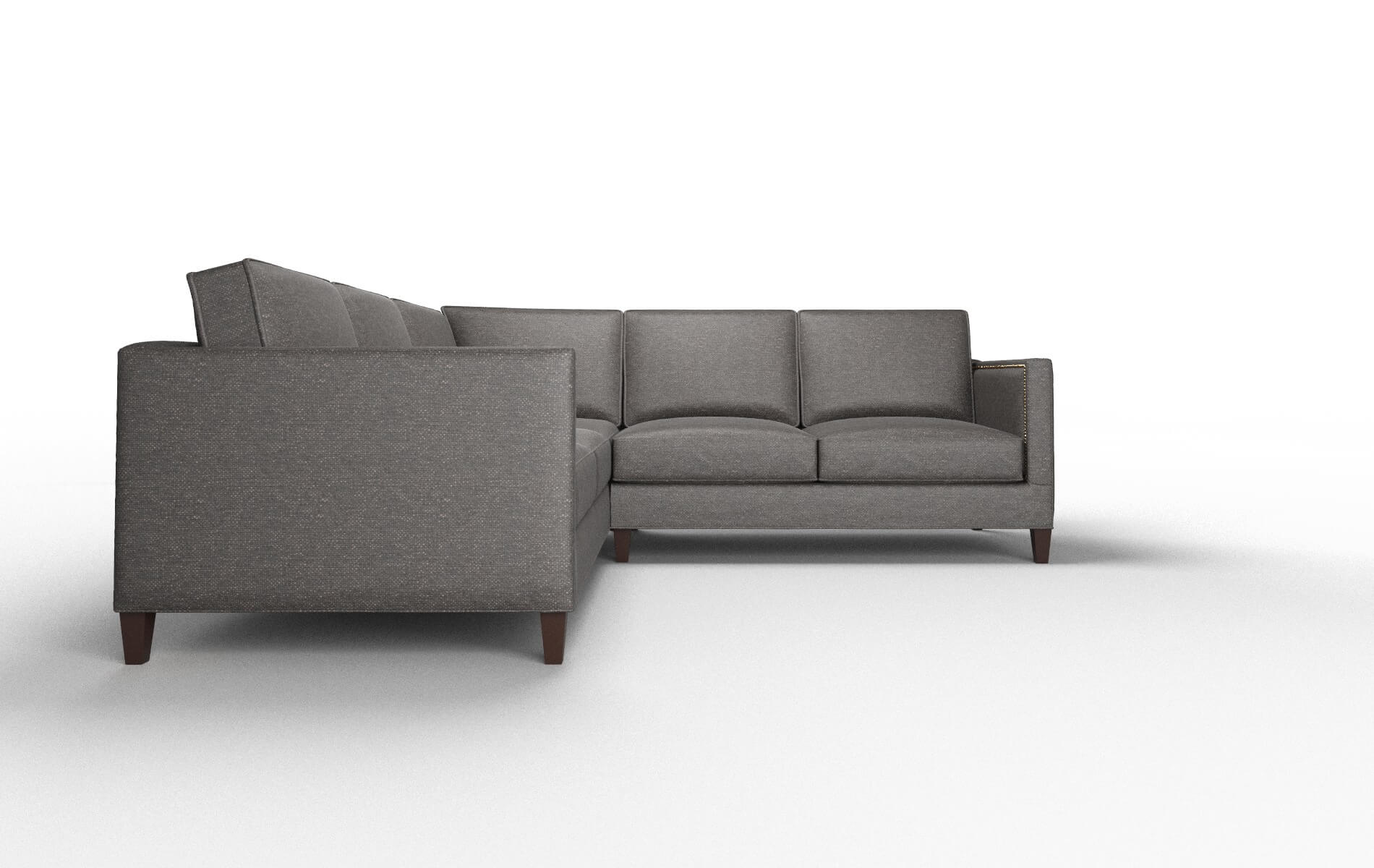 Alps Phoenix Chocolate Sectional espresso legs 2