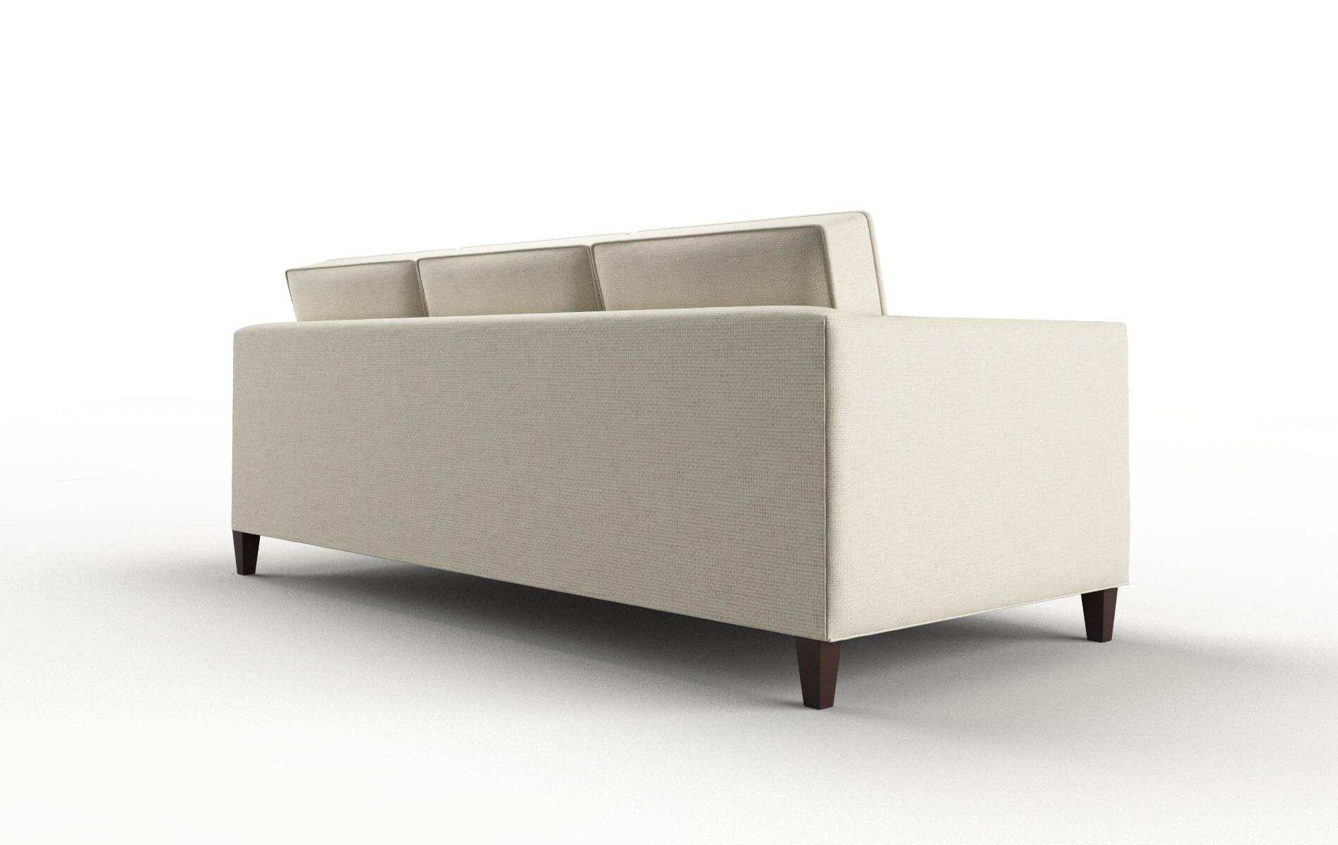 Alps Phoenix Ivory Sofa espresso legs 5