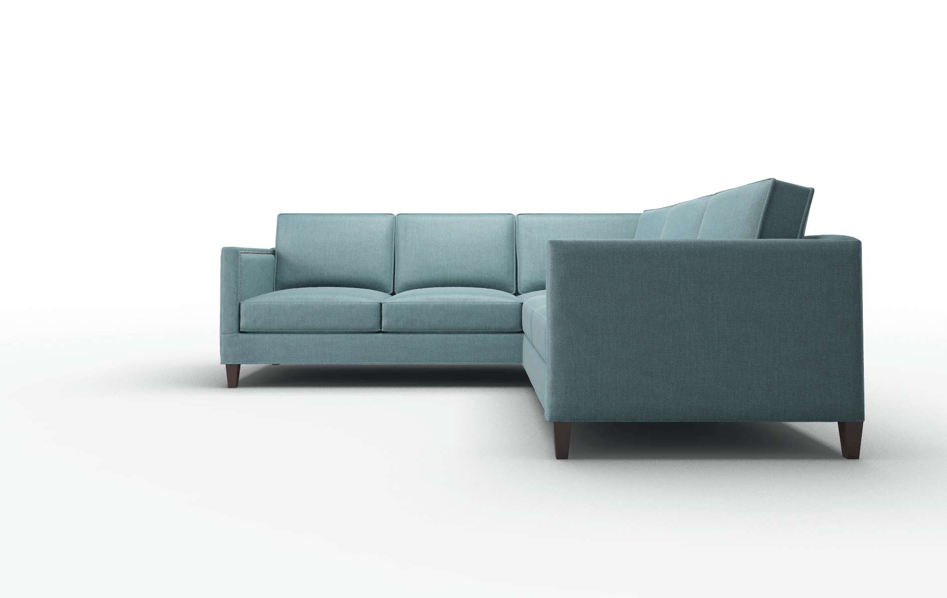 Alps Portland Lake Sectional espresso legs 5