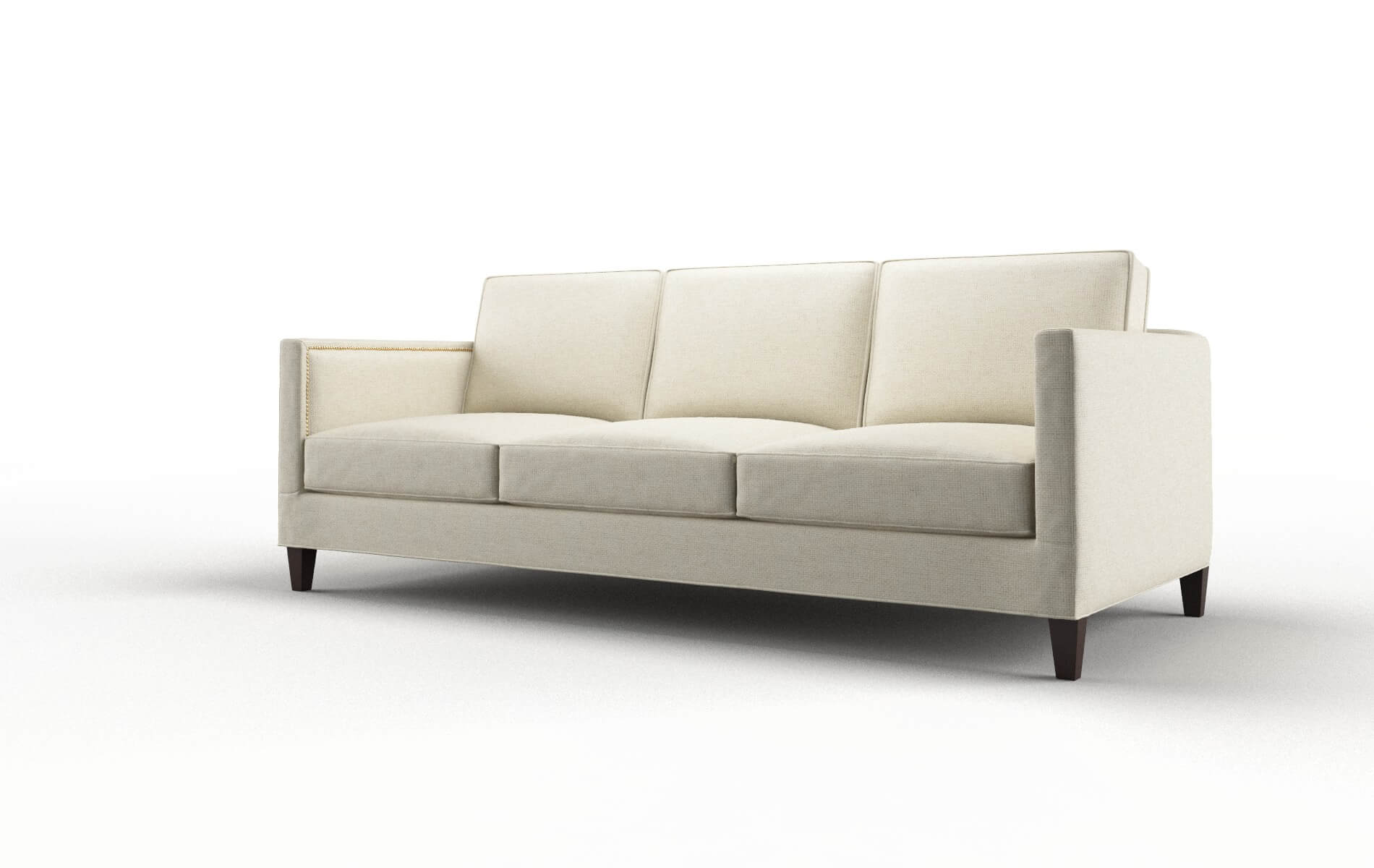 Alps Redondo Oyster Sofa espresso legs 4
