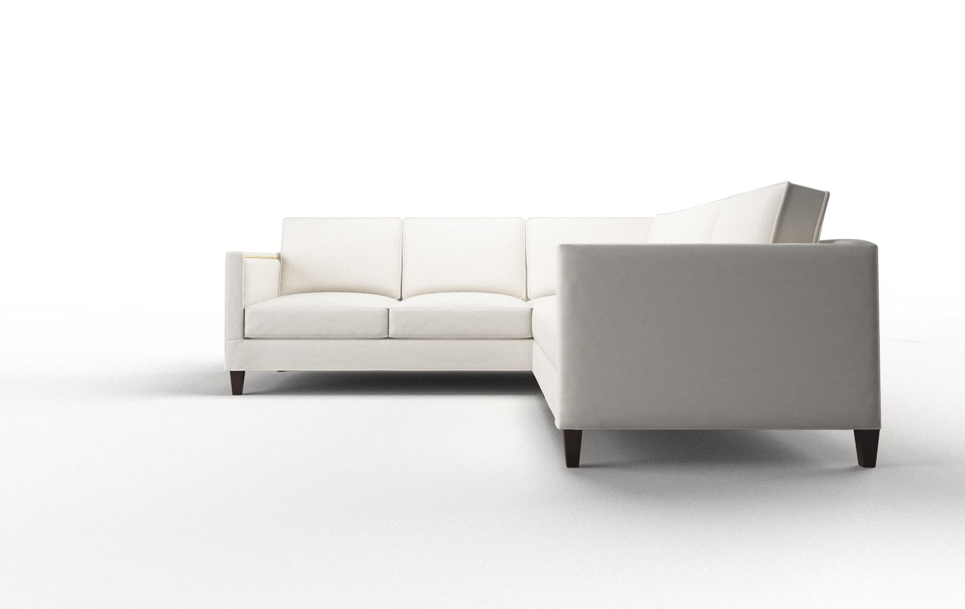 Alps Redondo Pearl Sectional espresso legs 5