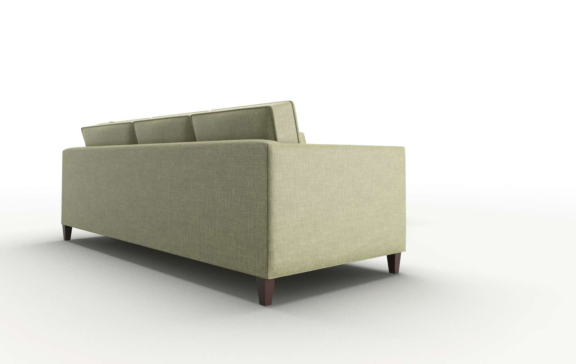 Alps Rocket Evergreen Sectional espresso legs 3