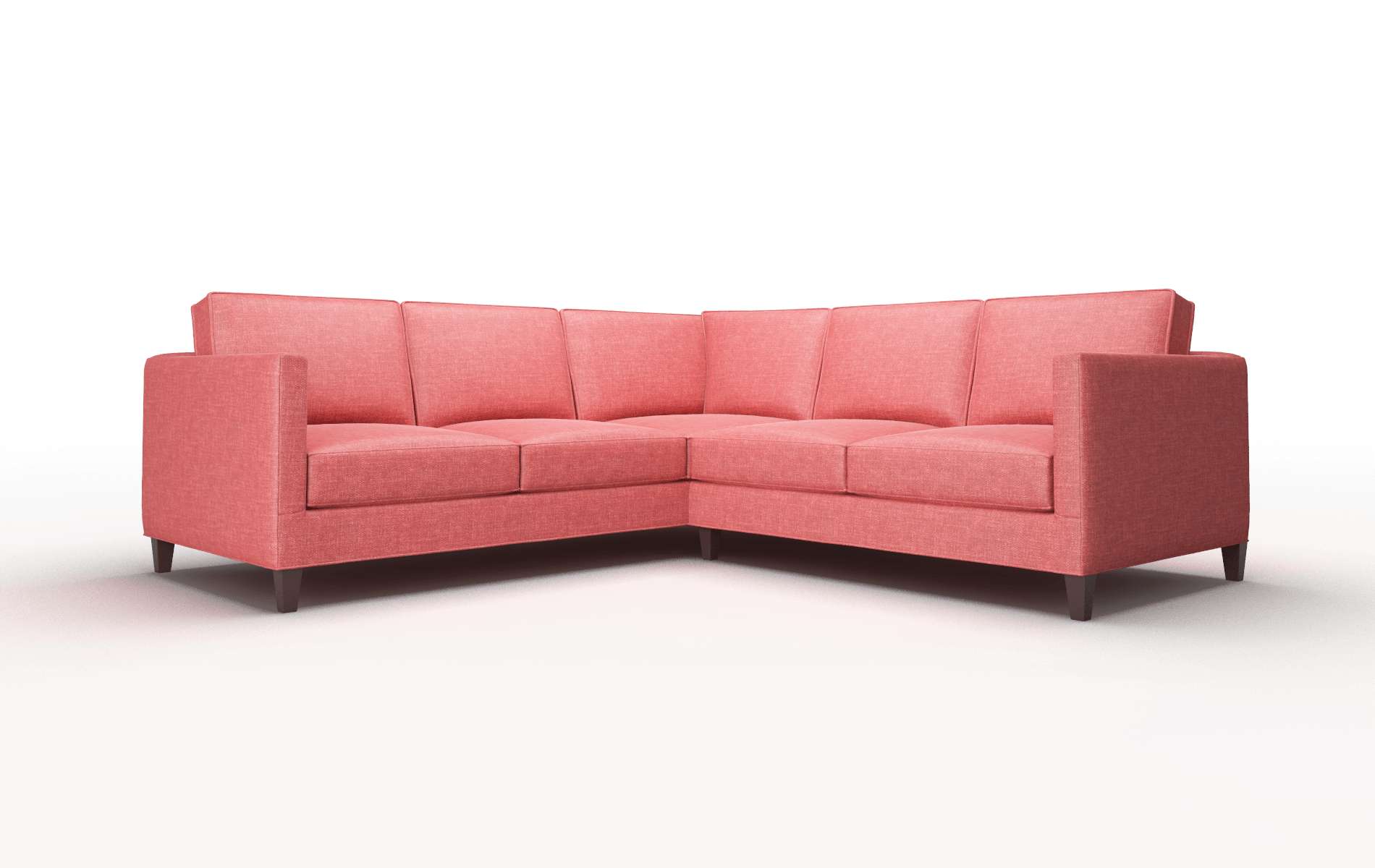 Alps Royale Berry Sectional espresso legs 1