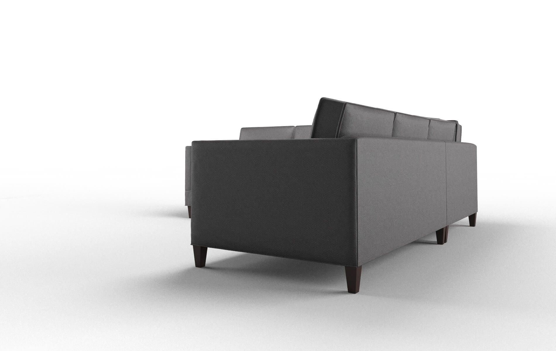 Alps Royale Eclipse Sectional espresso legs 4