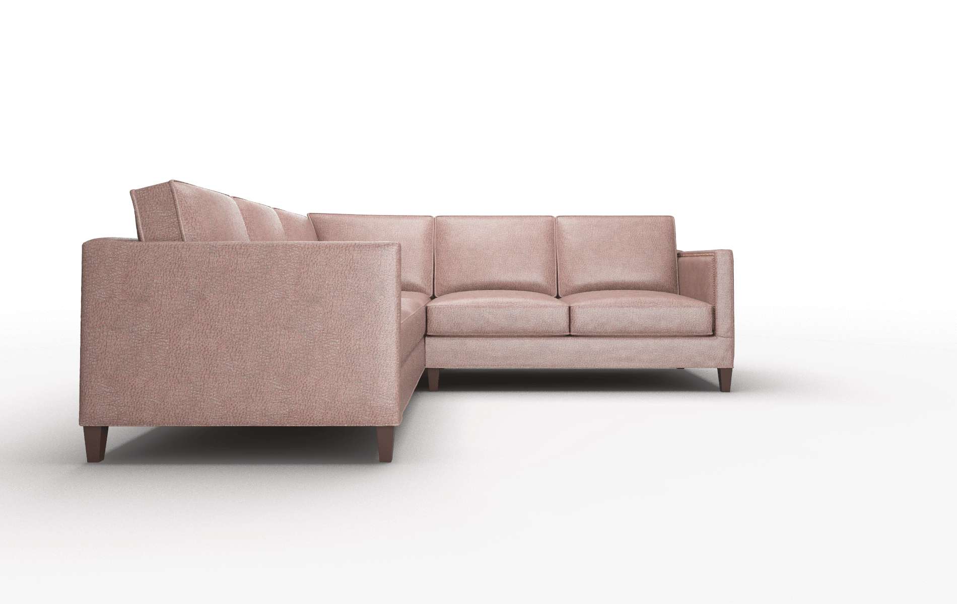 Alps Royale Mocha Sectional espresso legs 2