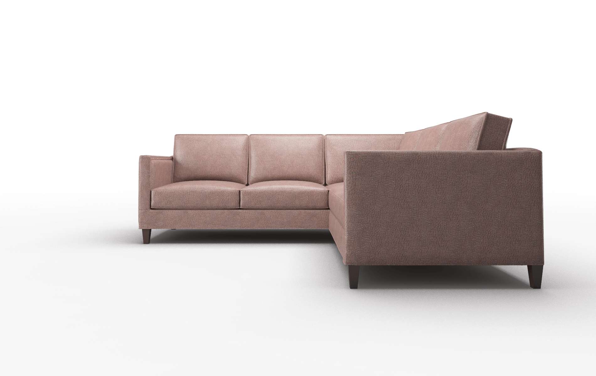 Alps Royale Mocha Sectional espresso legs 5