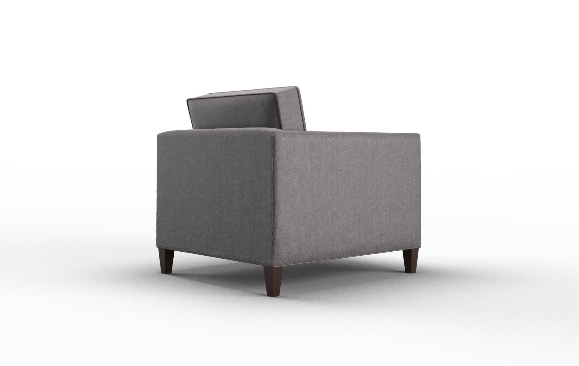 Alps Sasha Grey Chair espresso legs 5