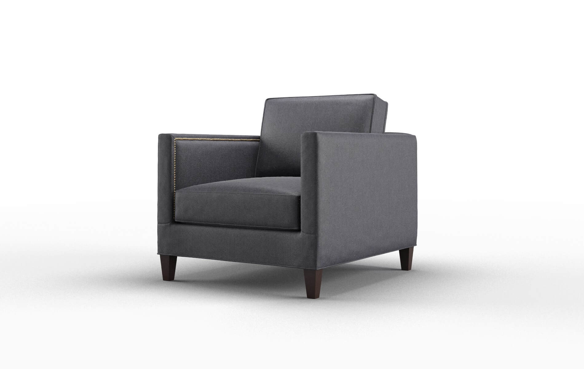 Alps Sasha Navy Chair espresso legs 4