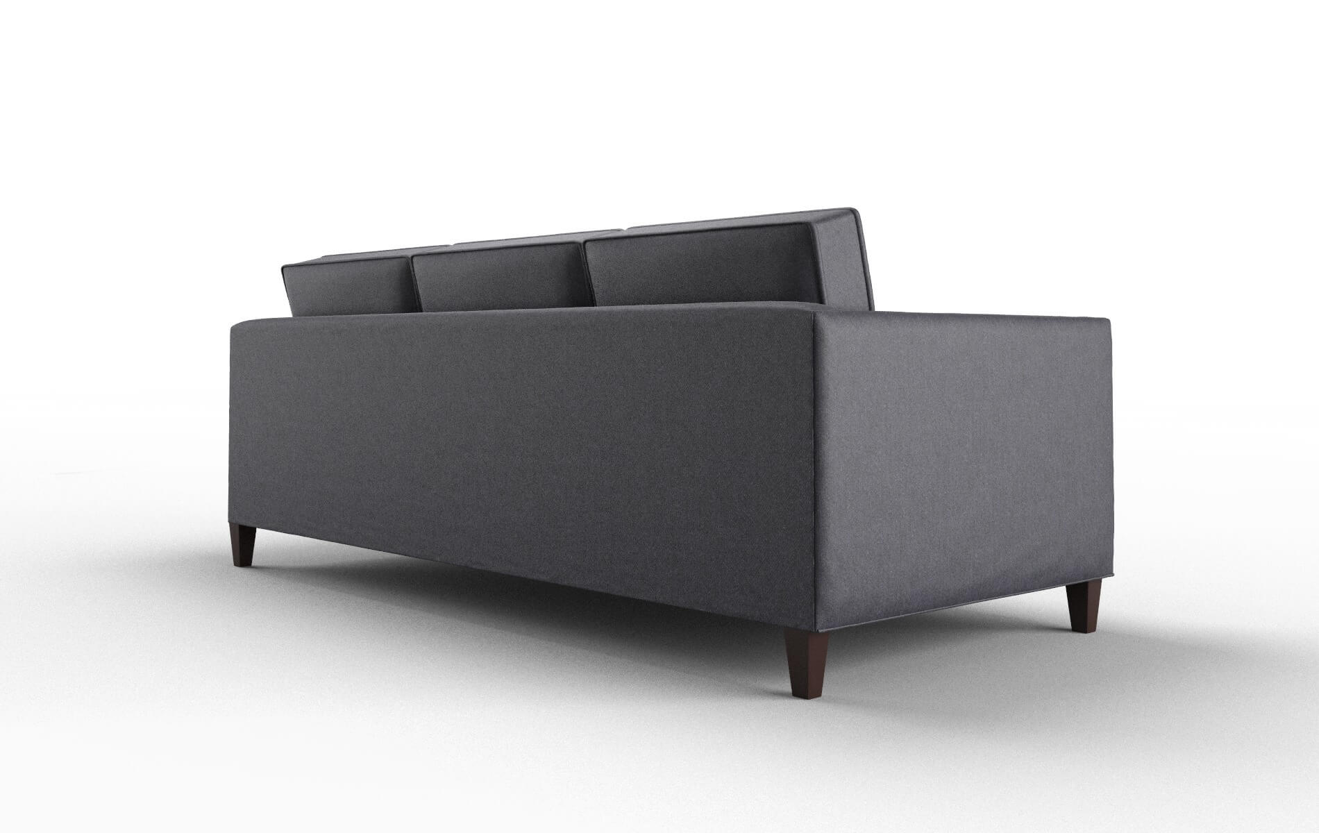 Alps Sasha Navy Sofa espresso legs 5