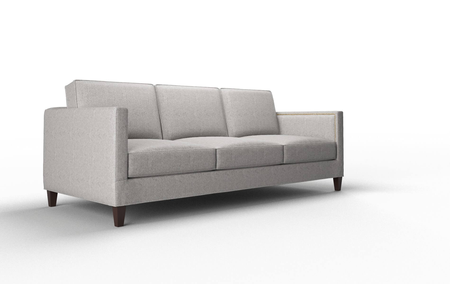 Alps Sasha Silver Sofa espresso legs 2