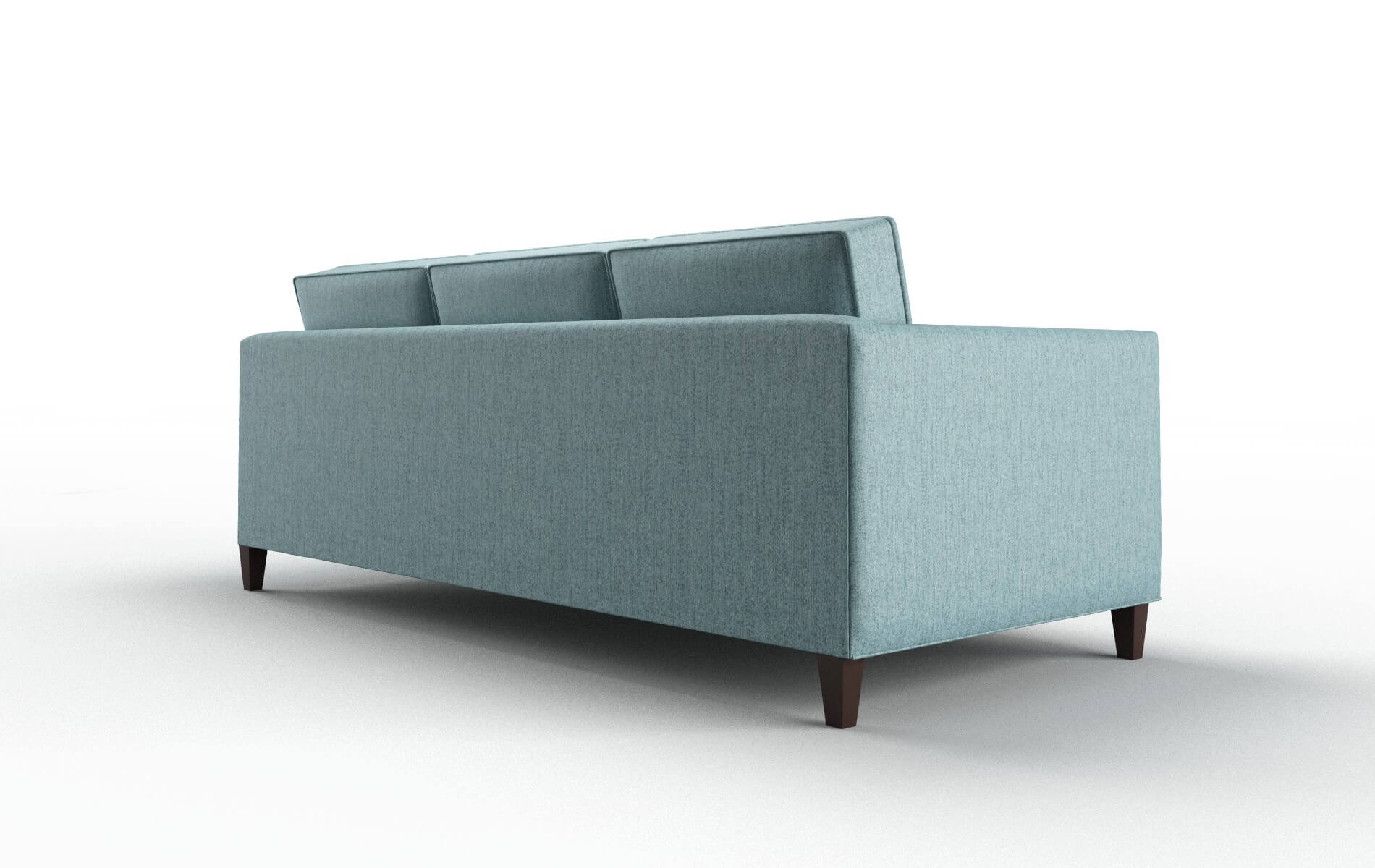 Alps Sasha Teal Sofa espresso legs 5