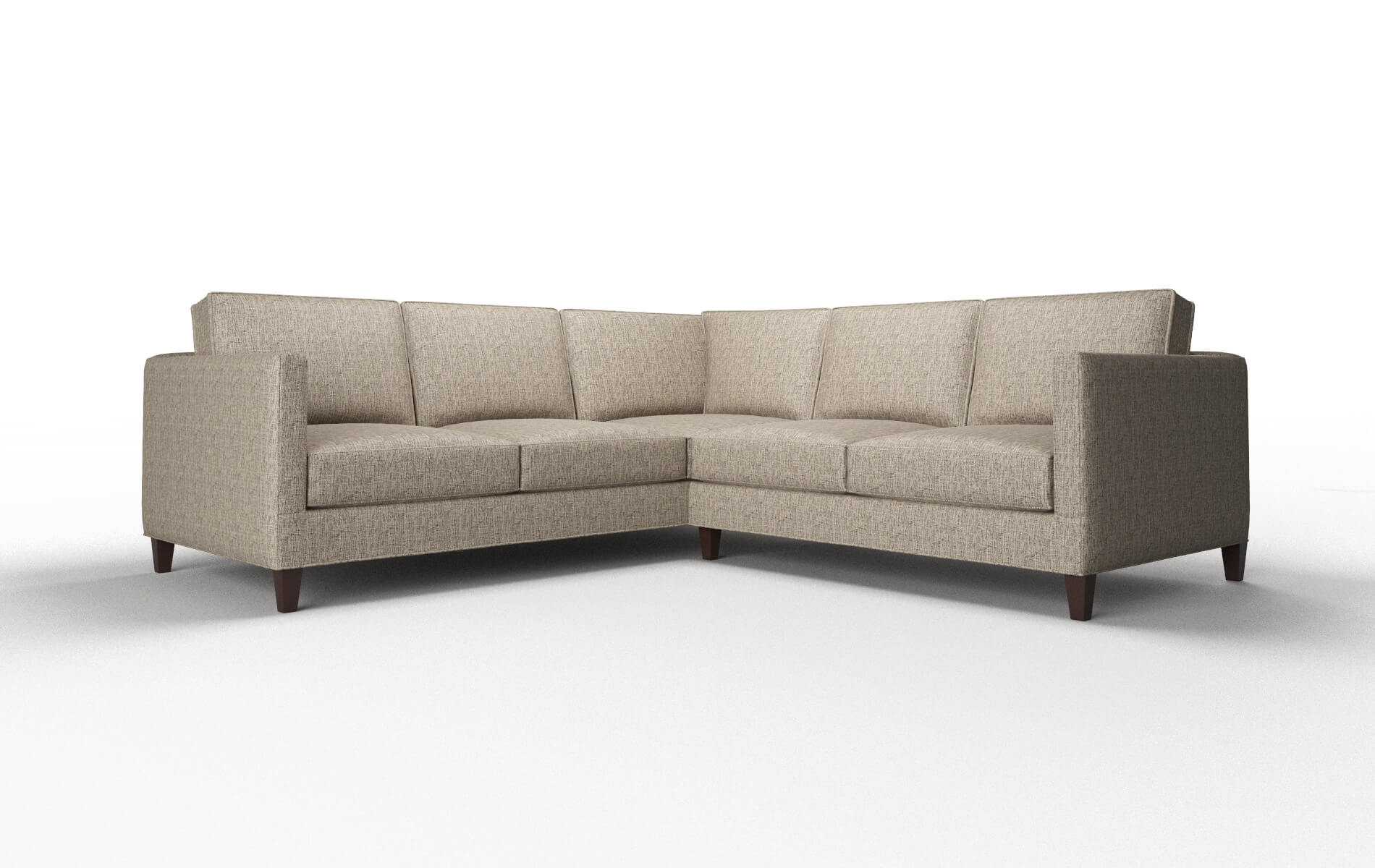 Alps Solifestyle 51 Sectional espresso legs 1