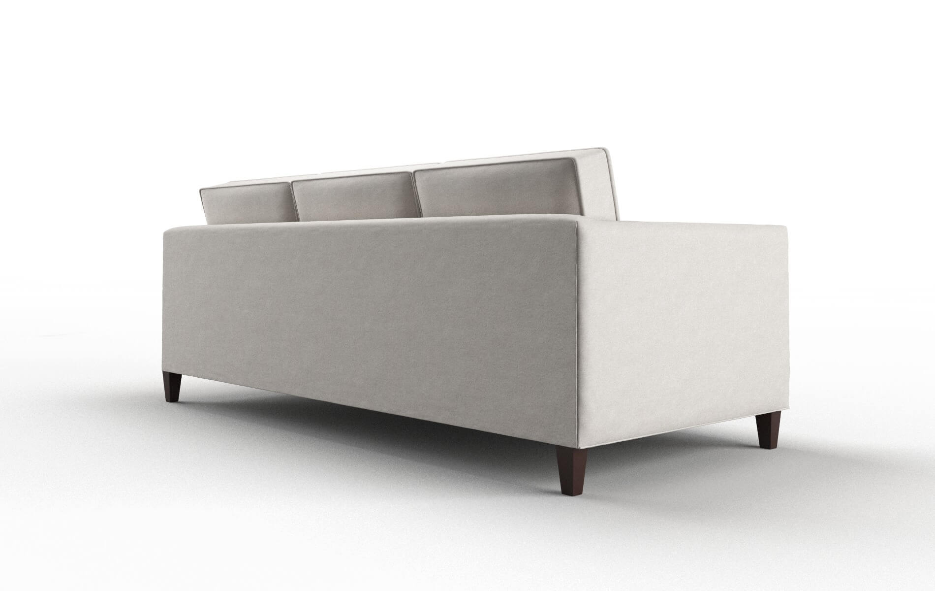 Alps Suave Dove Sofa espresso legs 5