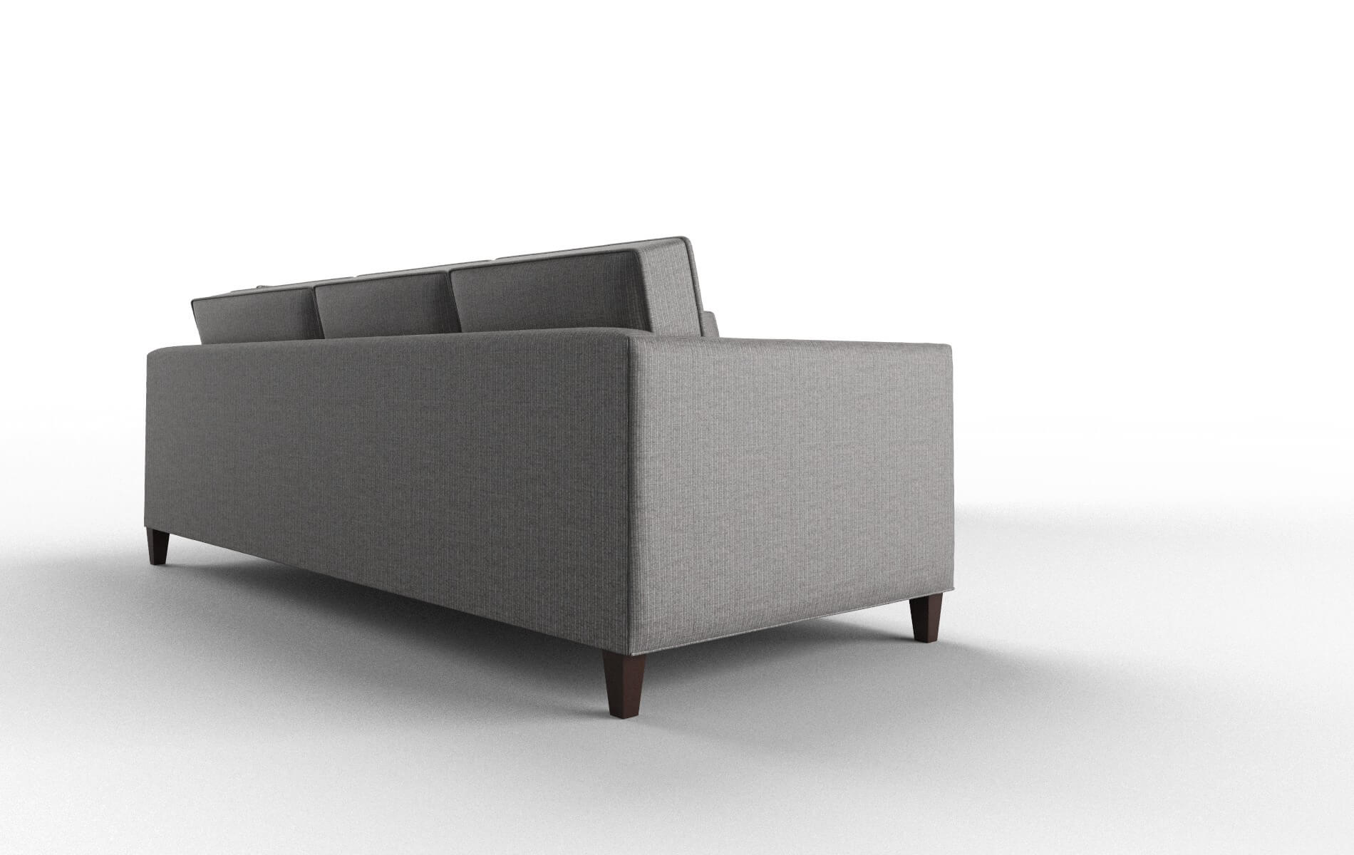 Alps Terrain Oatmeal Sectional espresso legs 3