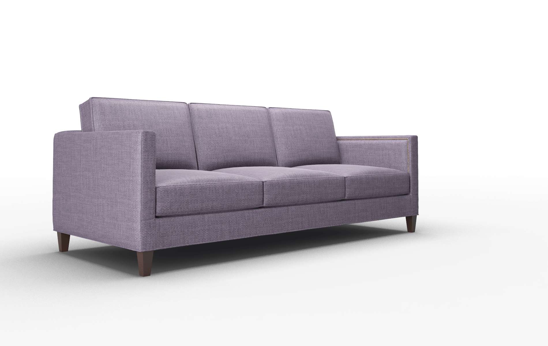 Alps Tess Blackberry Sofa espresso legs 2