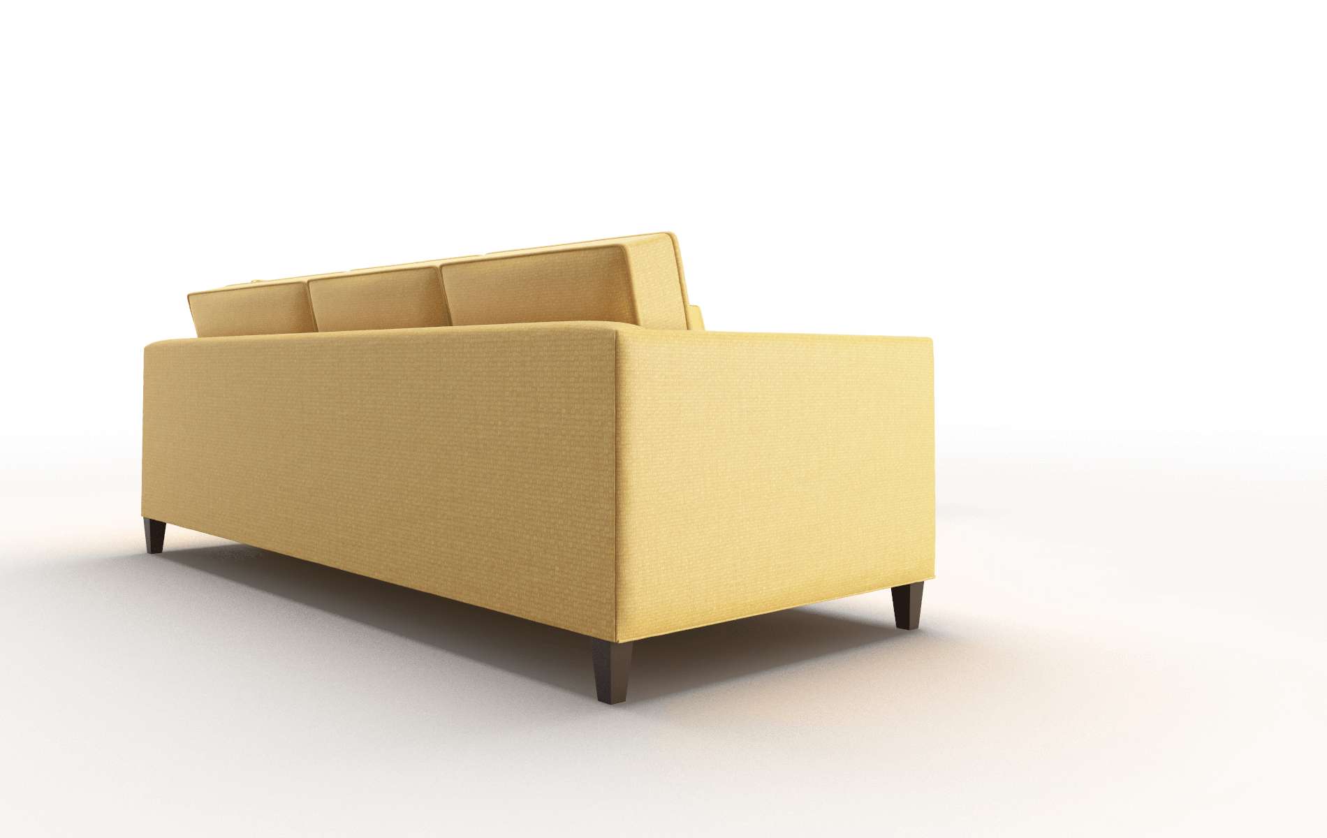 Alps Tess Turmeric Sectional espresso legs 3