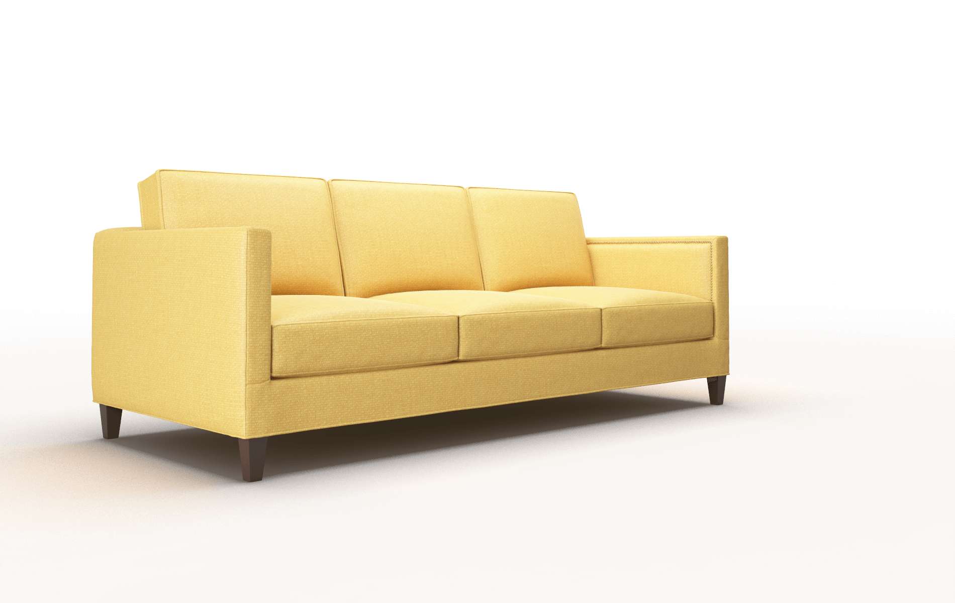 Alps Tess Turmeric Sofa espresso legs 2