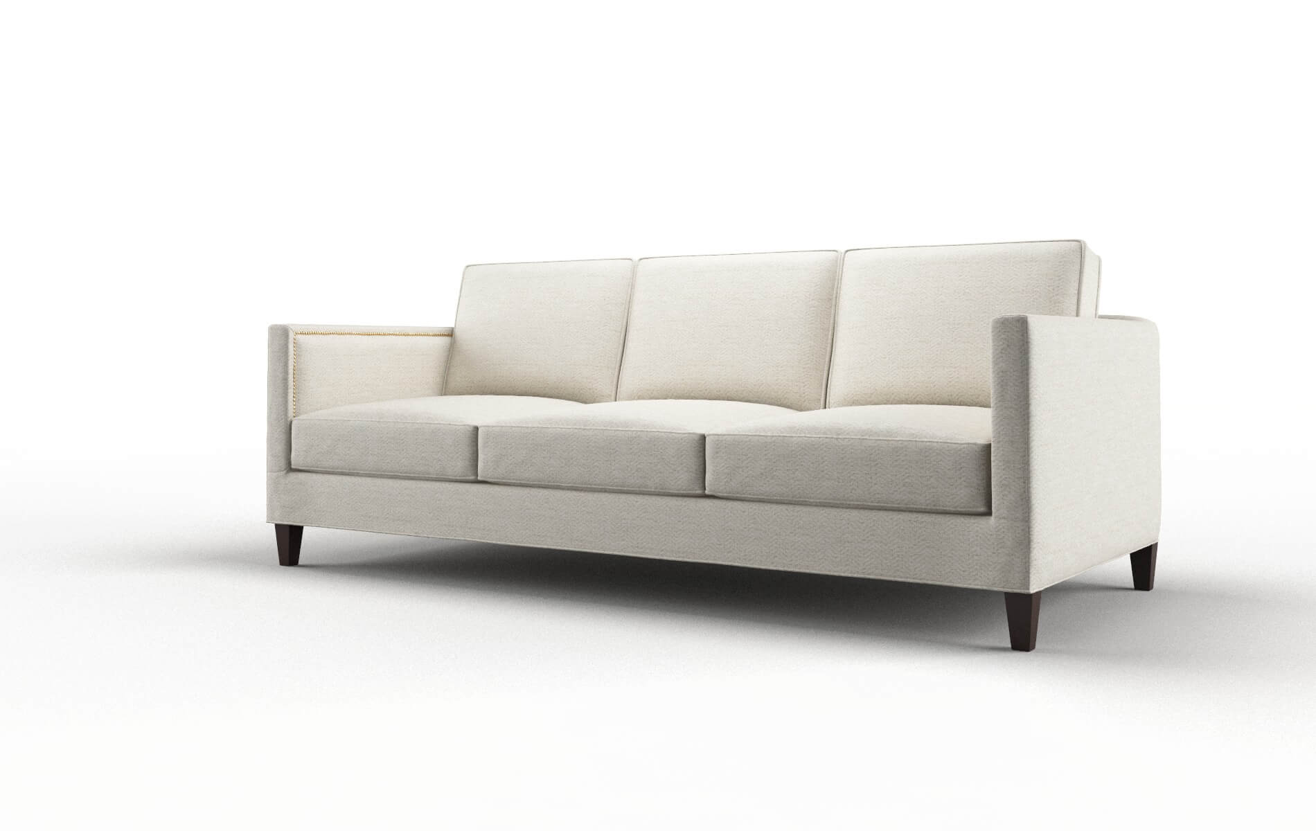 Alps Venus Cream Sofa espresso legs 4