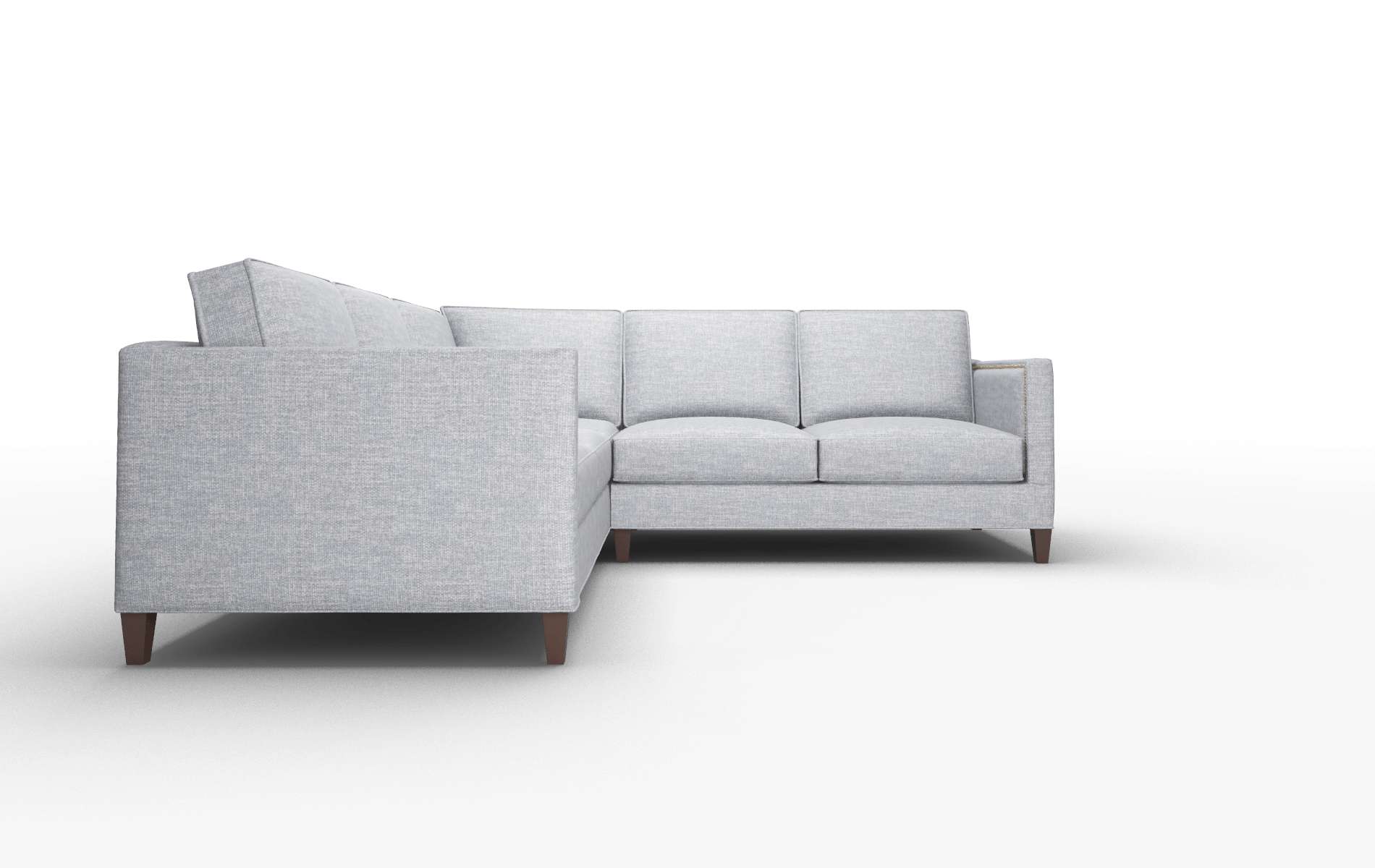 Alps Venus Mist Sectional espresso legs 2