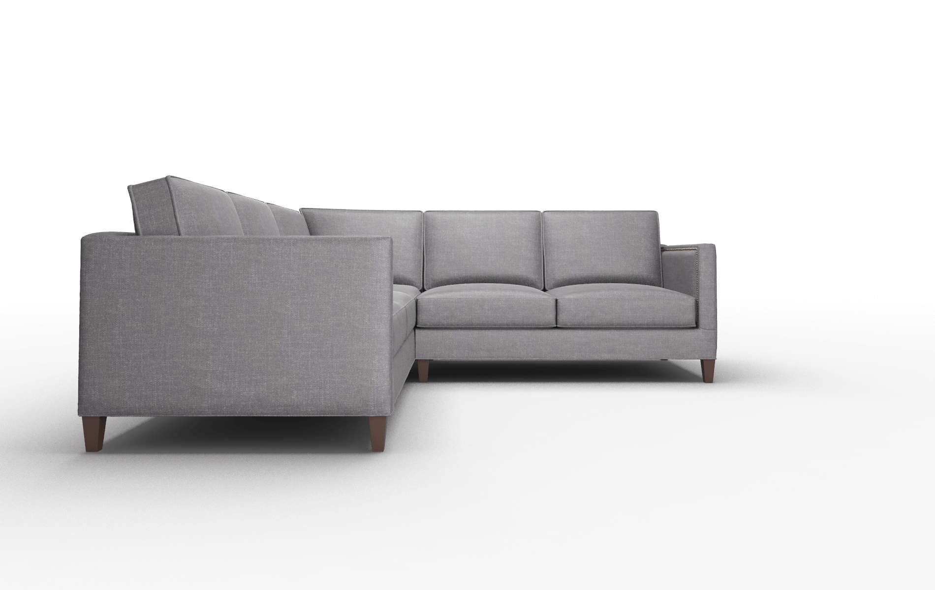 Alps Venus Onyx Sectional espresso legs 2