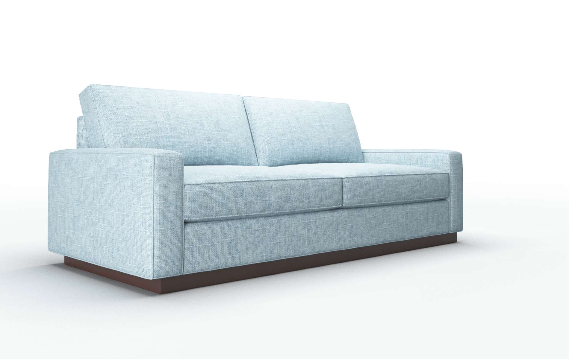 Alton Atlas Turquoise Sofa espresso legs 2