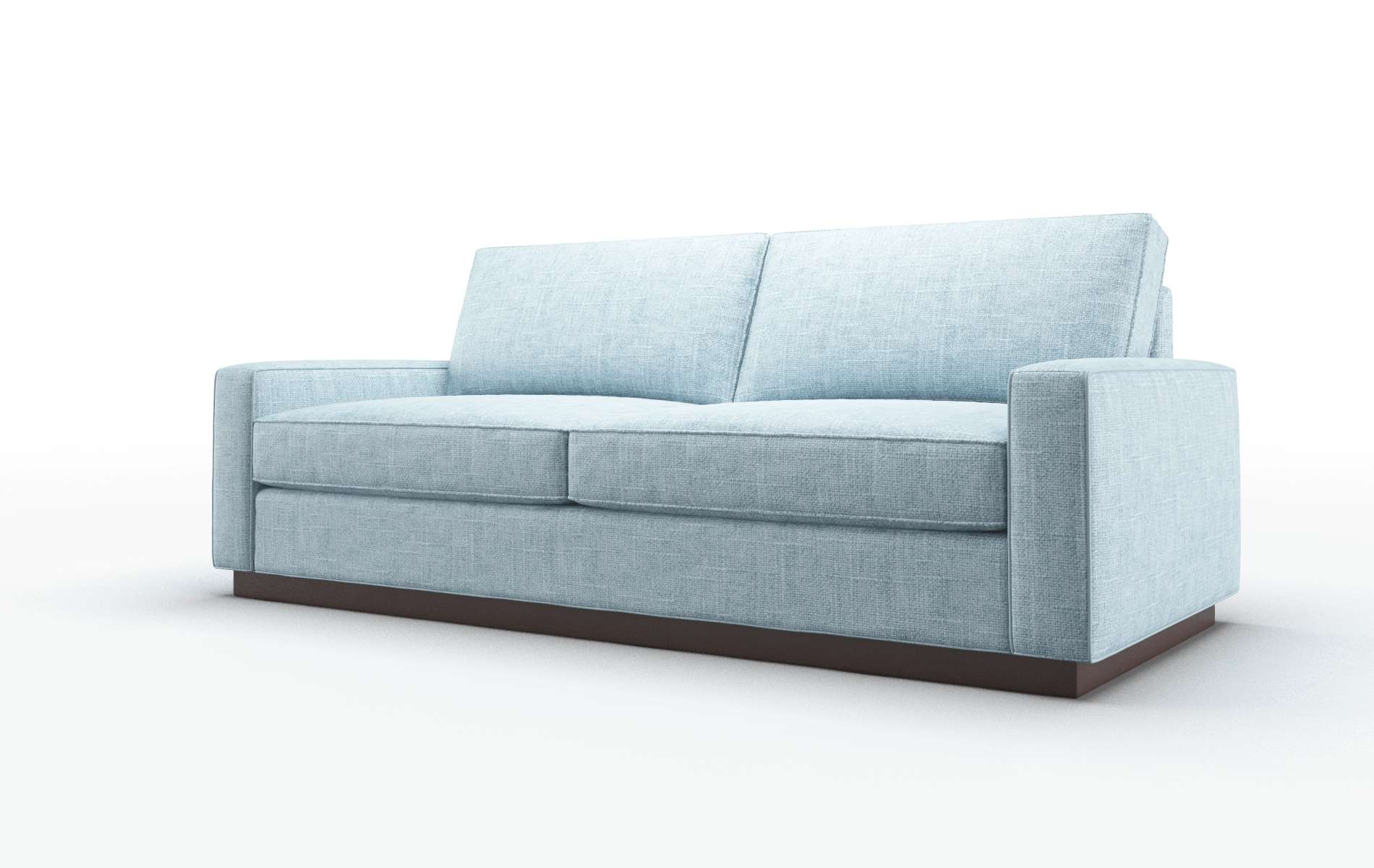 Alton Atlas Turquoise Sofa espresso legs 4
