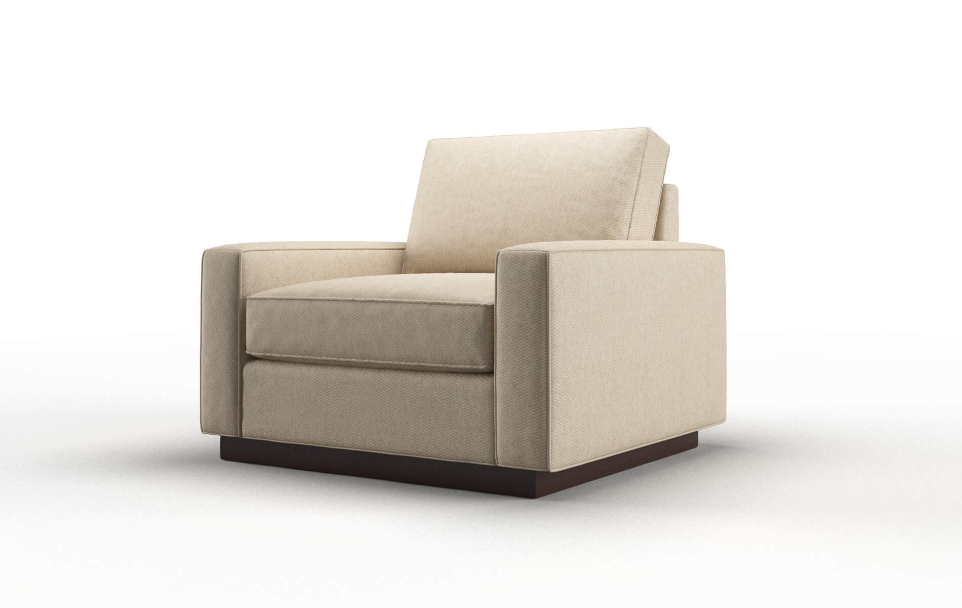 Alton Avenger Burlap Chair espresso legs 4