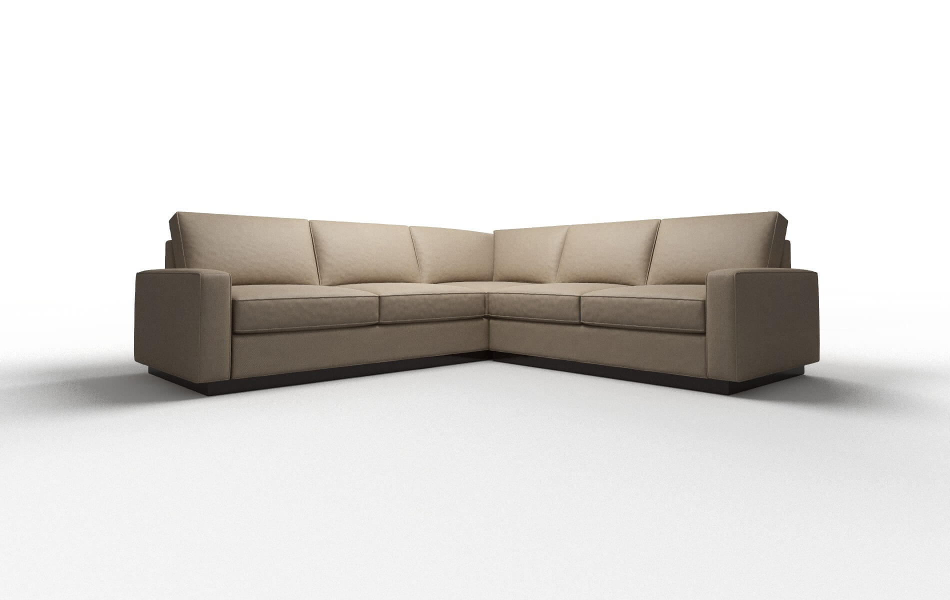 Alton Avenger Driftwood Sectional espresso legs 1