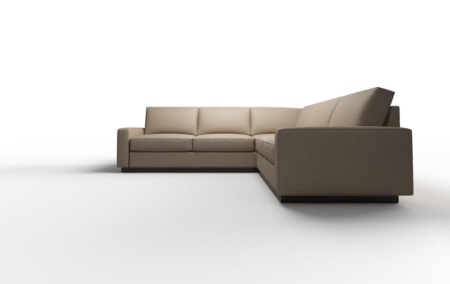 Alton Avenger Driftwood Sectional espresso legs 5