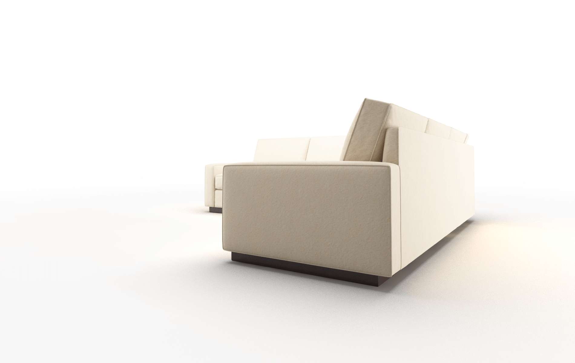 Alton Bella Buckwheat Sectional espresso legs 4