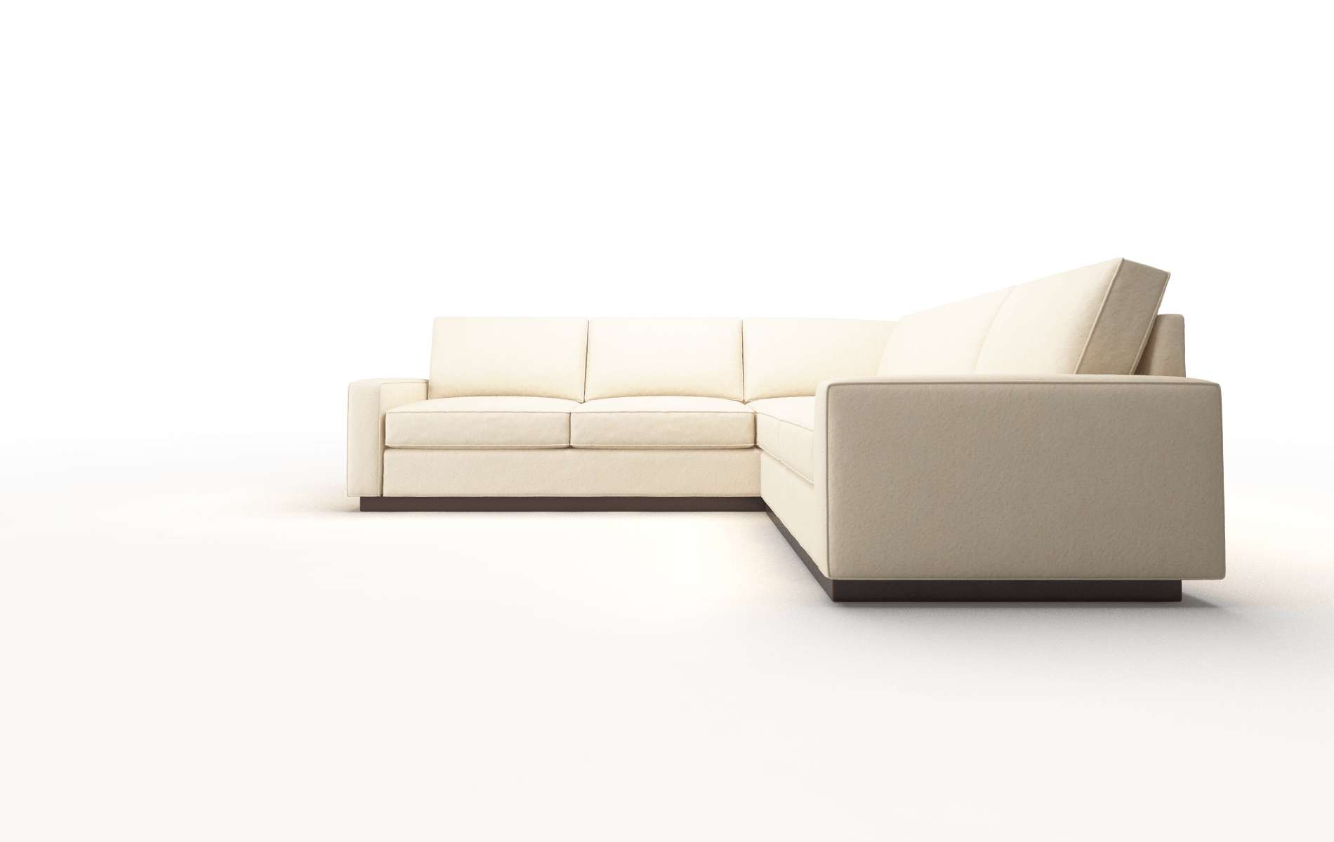 Alton Bella Buckwheat Sectional espresso legs 5