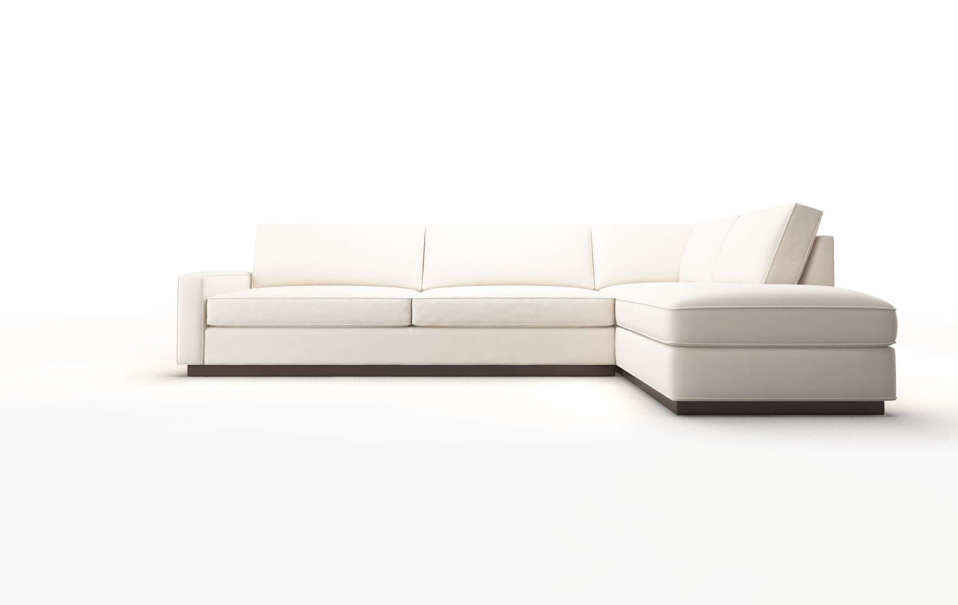 Alton Blanche milky Panel Espresso Legs  1