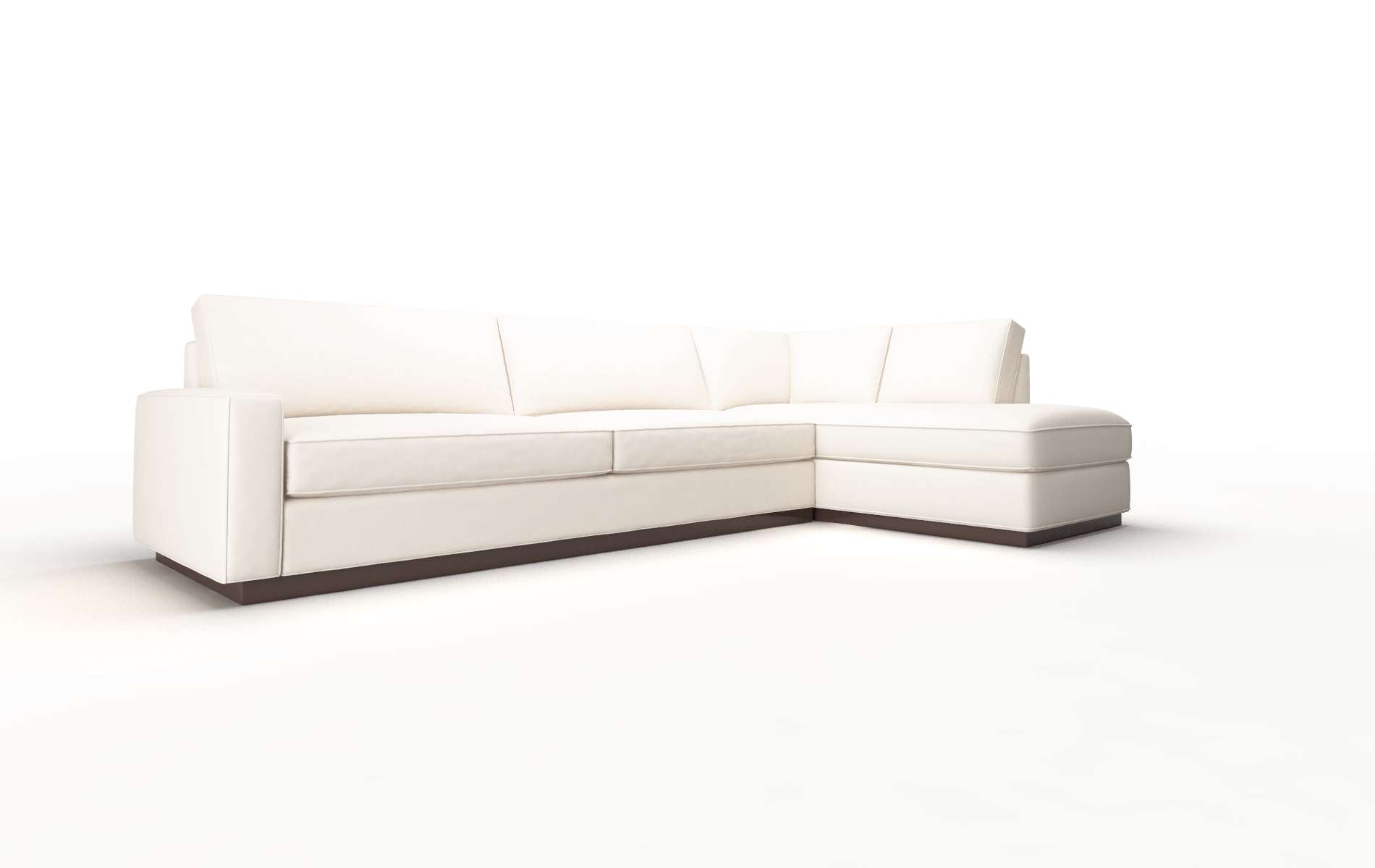 Alton Blanche Milky Panel espresso legs 2