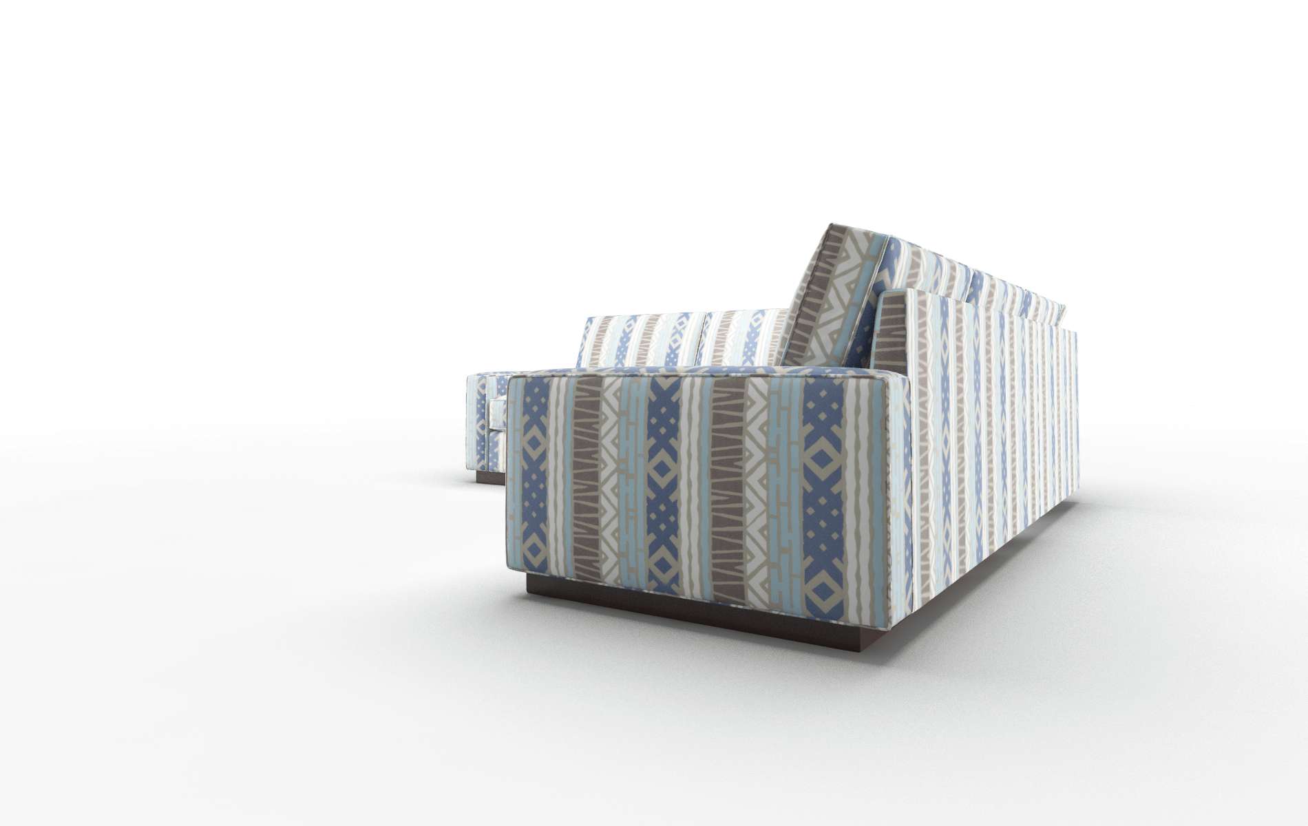 Alton Bodhi Indigo Sectional espresso legs 4