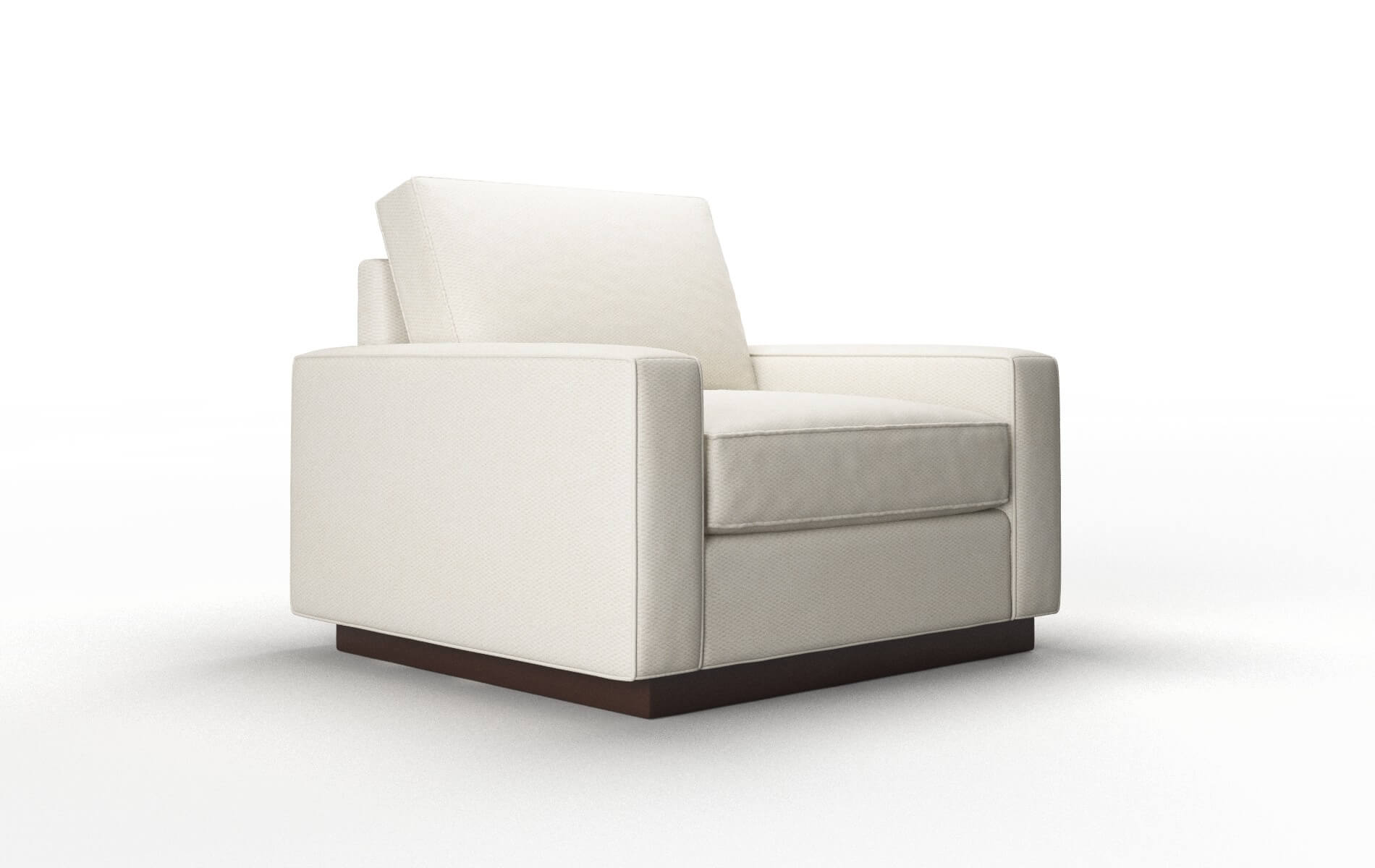 Alton Bungalow Ivory Chair espresso legs 2