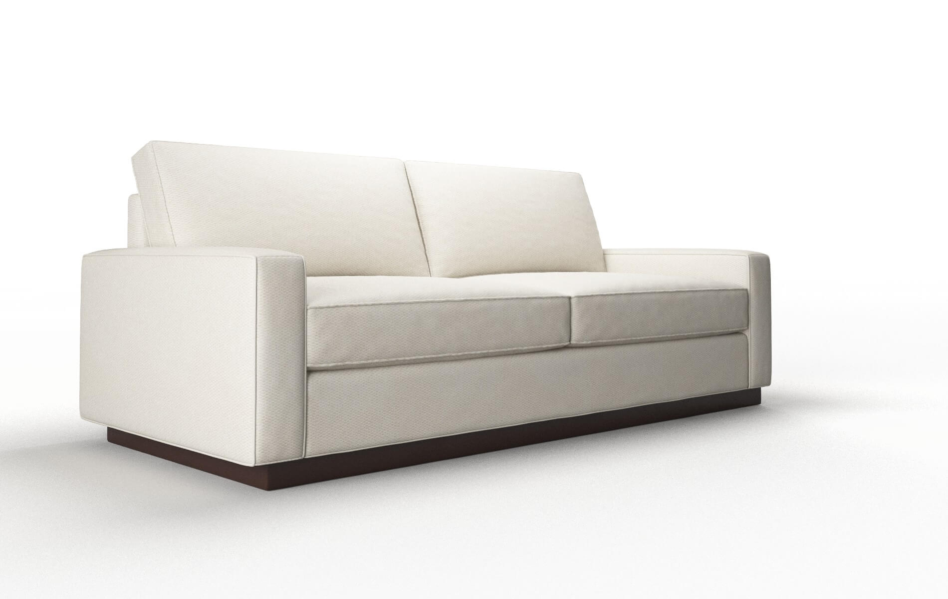 Alton Bungalow Ivory Sofa espresso legs 2