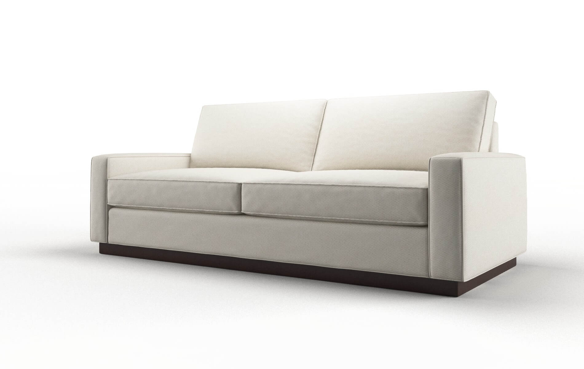Alton Bungalow Ivory Sofa espresso legs 4