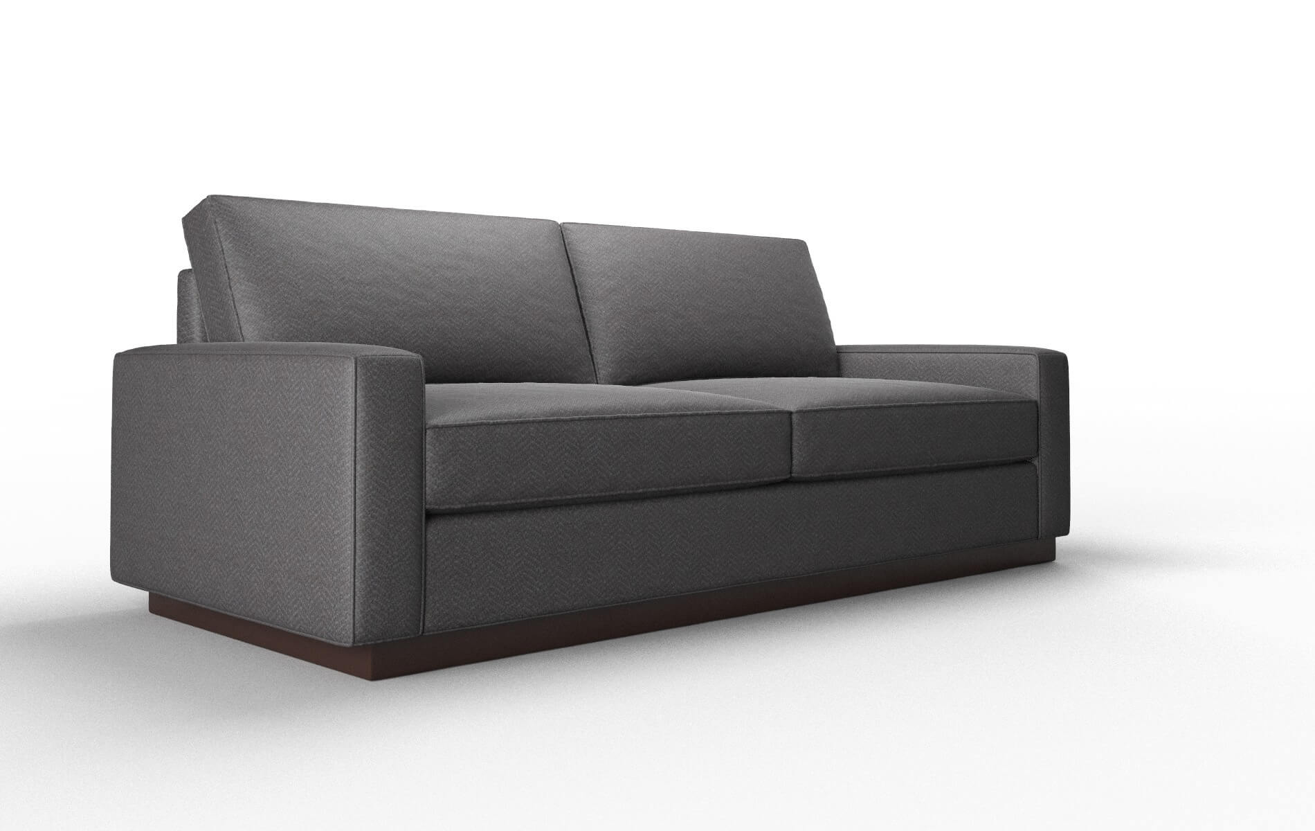 Alton Catalina Charcoal Sofa espresso legs 2