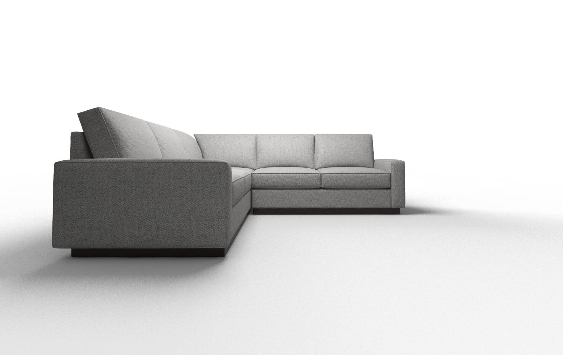 Alton Catalina Silver Sectional espresso legs 2