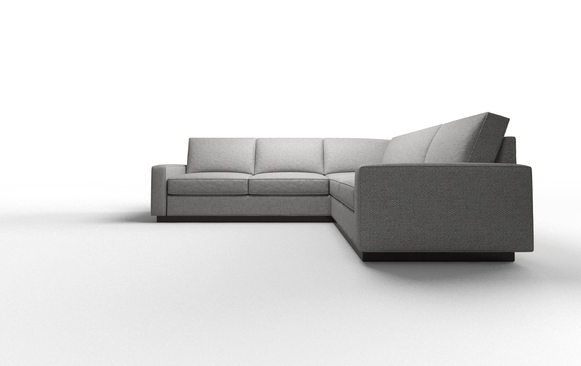 Alton Catalina Silver Sectional espresso legs 5