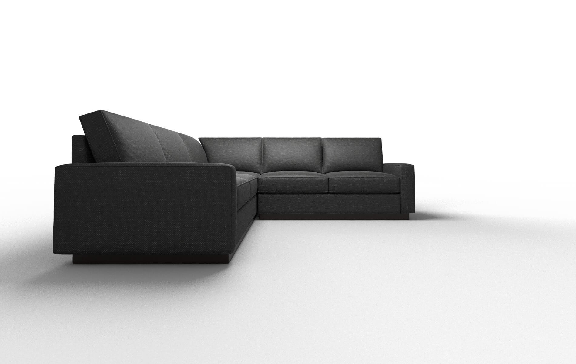 Alton Chance Denim Sectional espresso legs 2