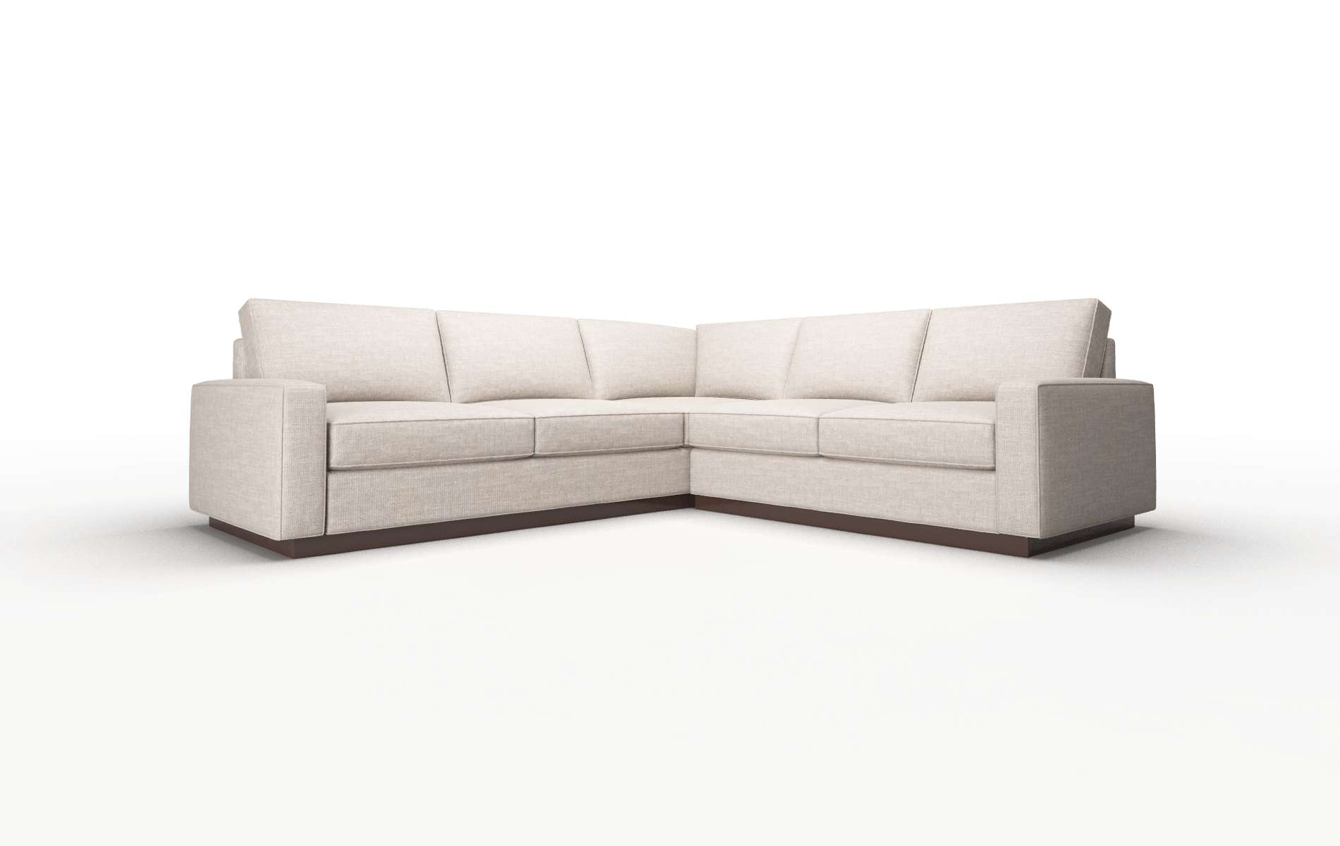 Alton Clyde dolphin Sectional Espresso Legs  1