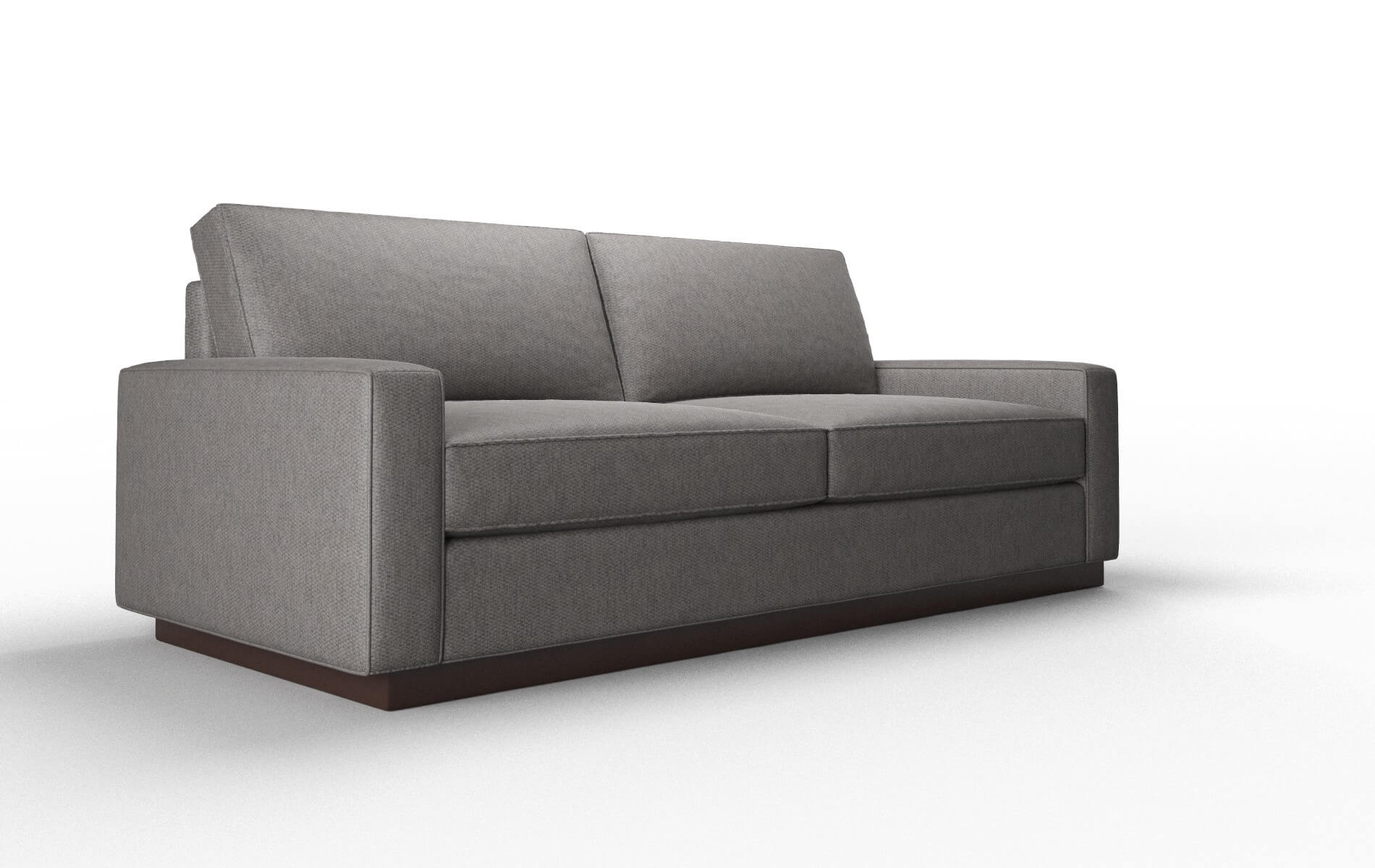 Alton Cosmo Charcoal Sofa espresso legs 2
