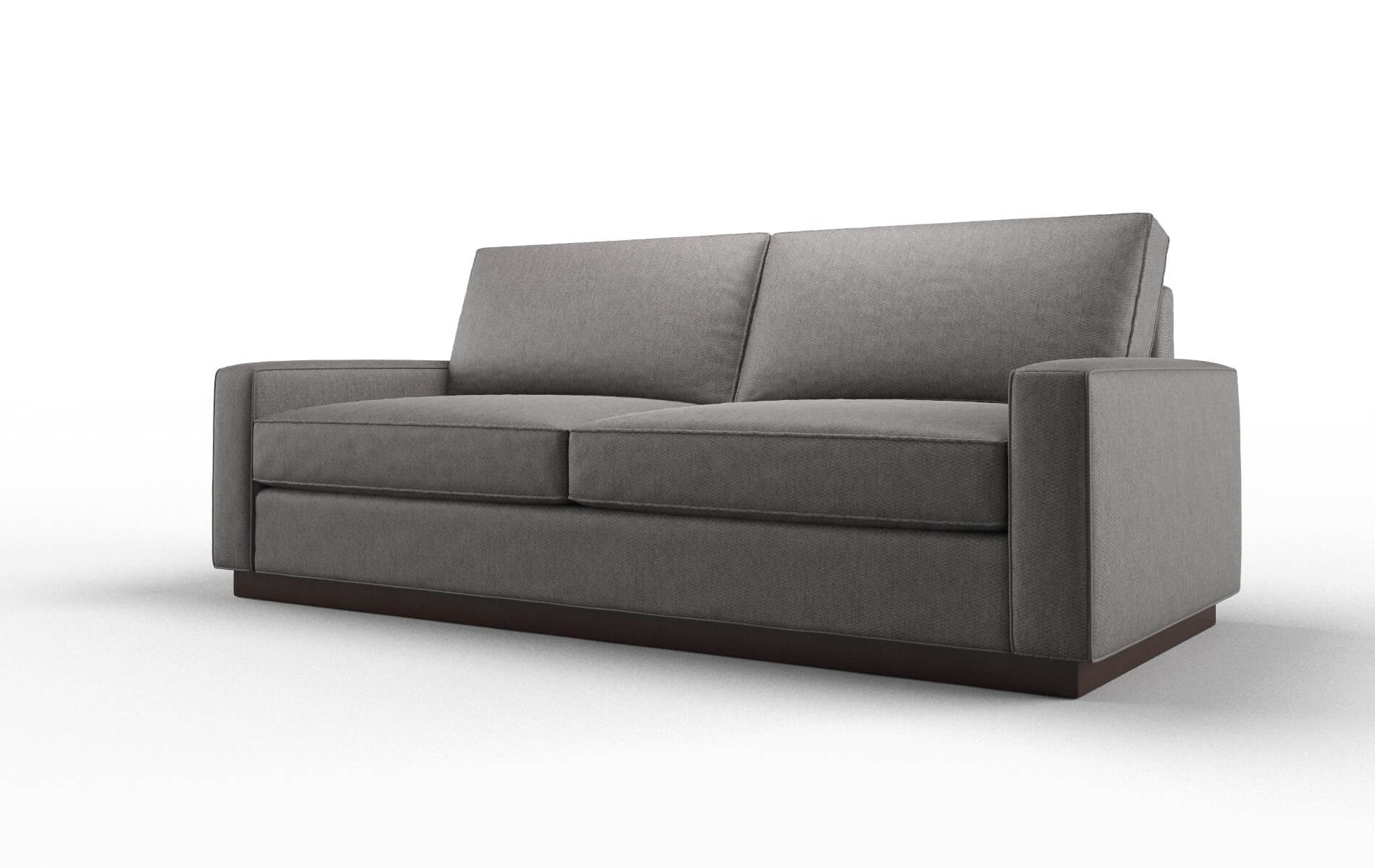 Alton Cosmo Charcoal Sofa espresso legs 4