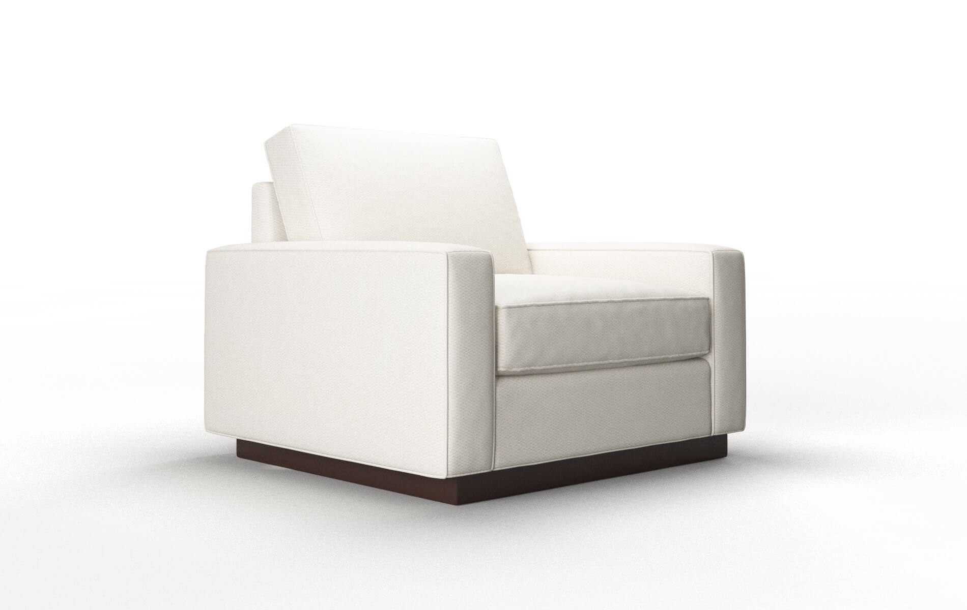Alton Cosmo Ivory Chair espresso legs 2
