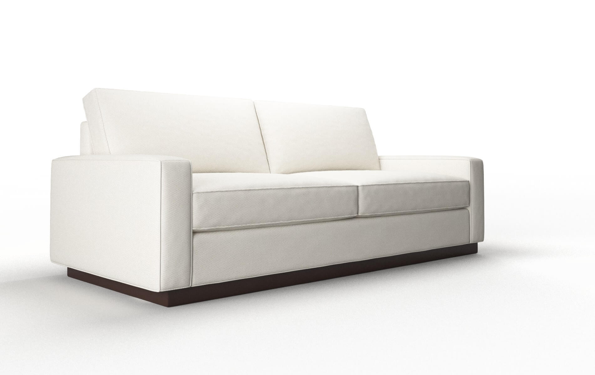 Alton Cosmo Ivory Sofa espresso legs 2